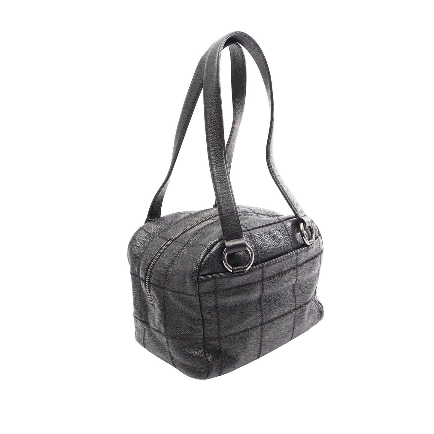 Chanel Small Choco Bar Caviar Shoulder Bag