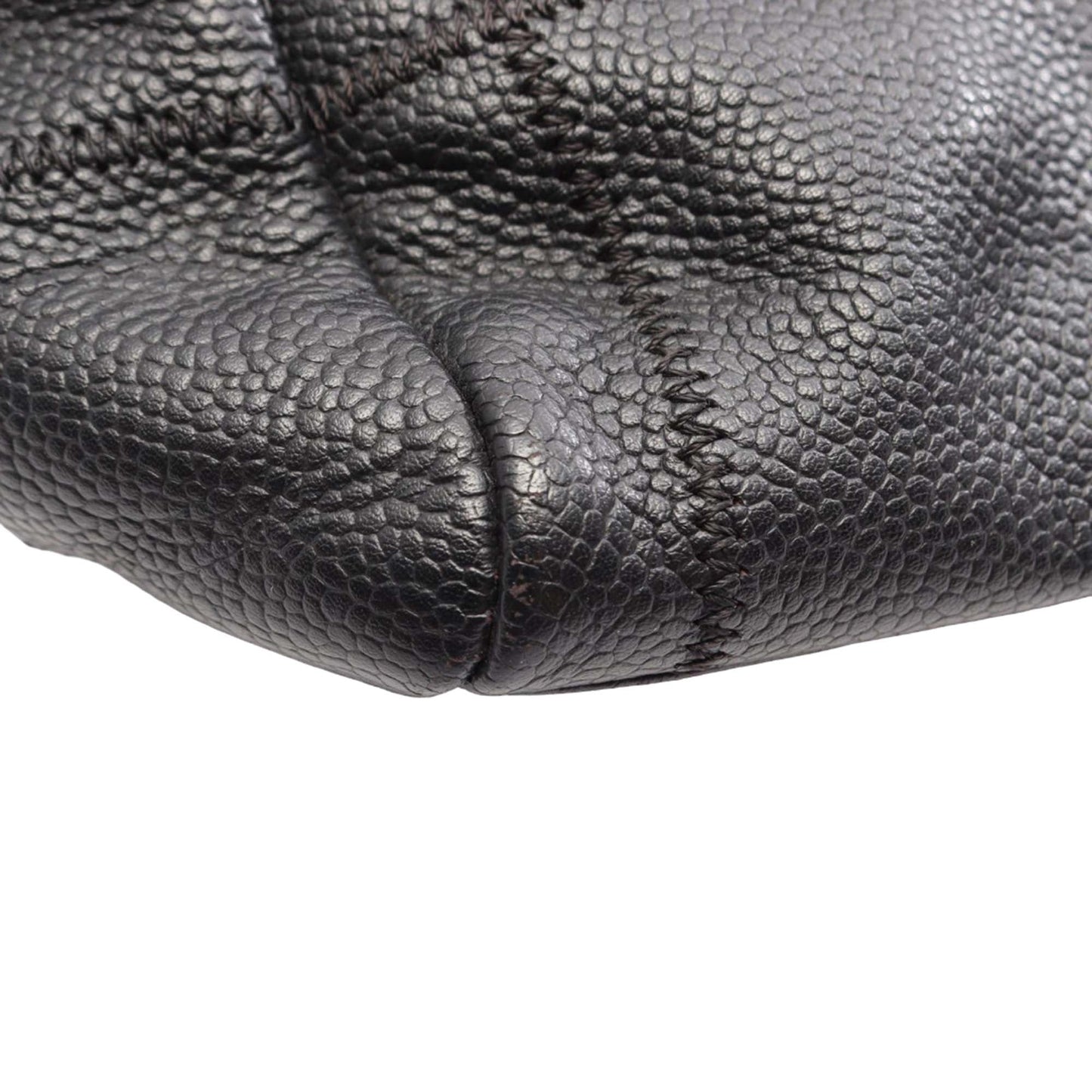 Chanel Small Choco Bar Caviar Shoulder Bag