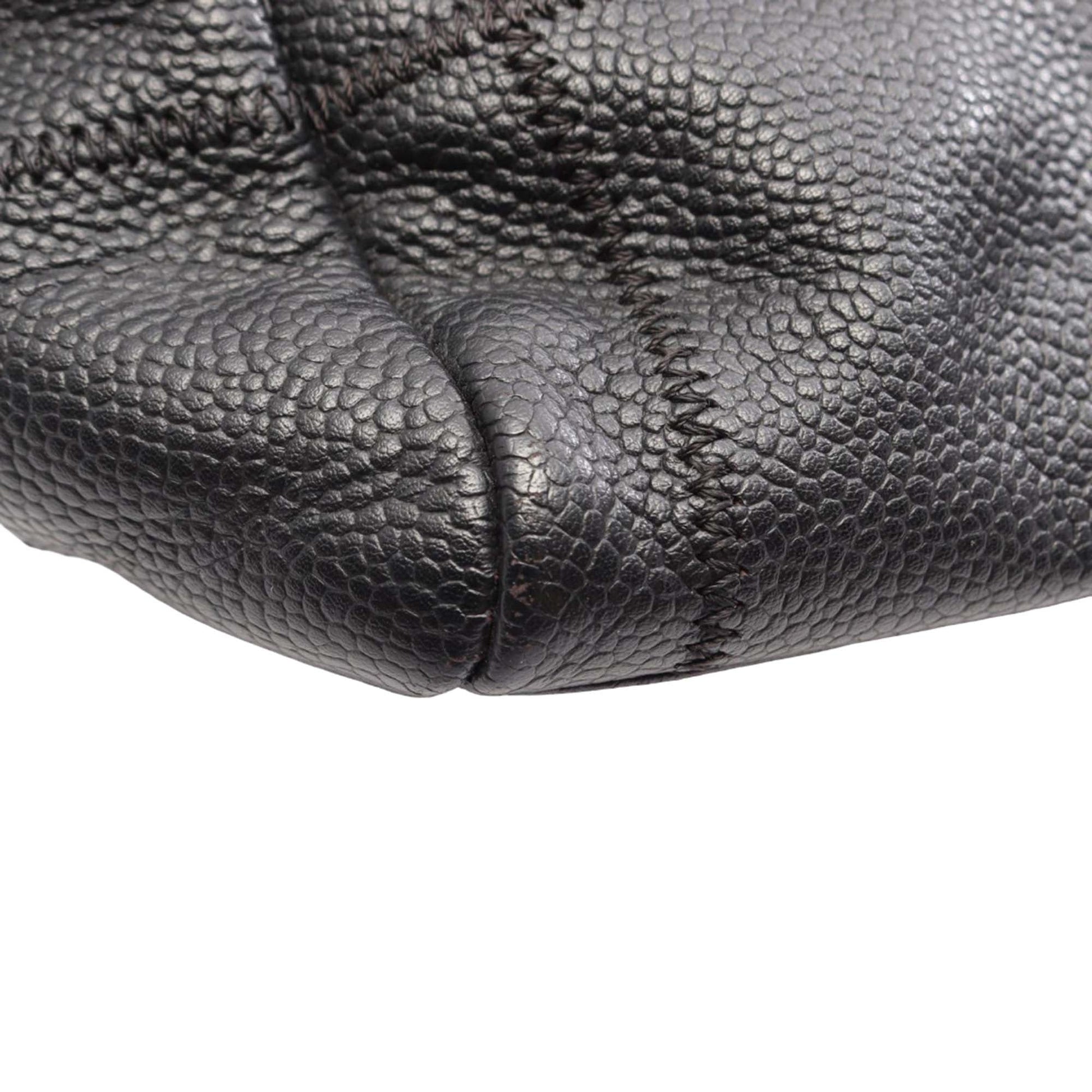 Chanel Small Choco Bar Caviar Shoulder Bag