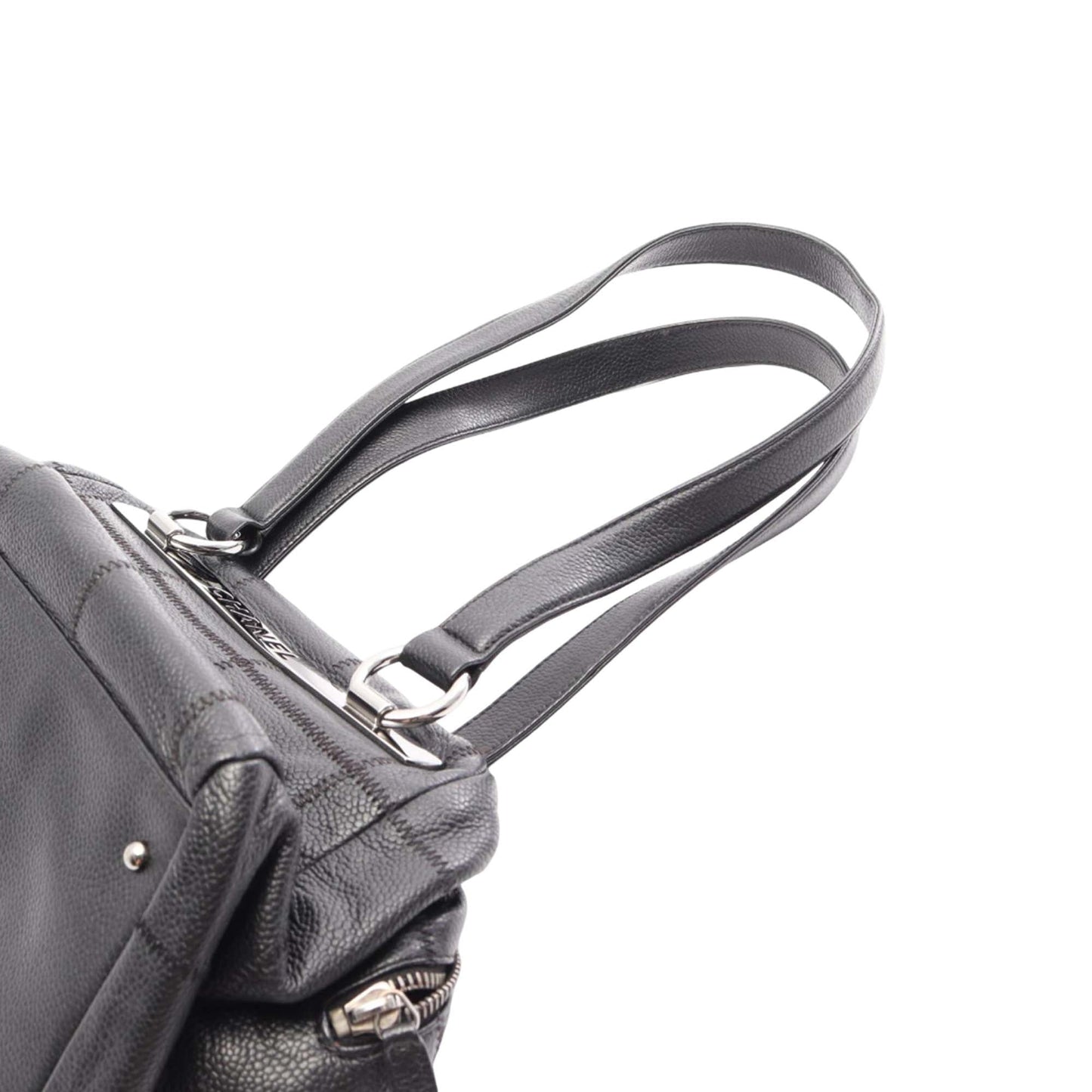 Chanel Small Choco Bar Caviar Shoulder Bag