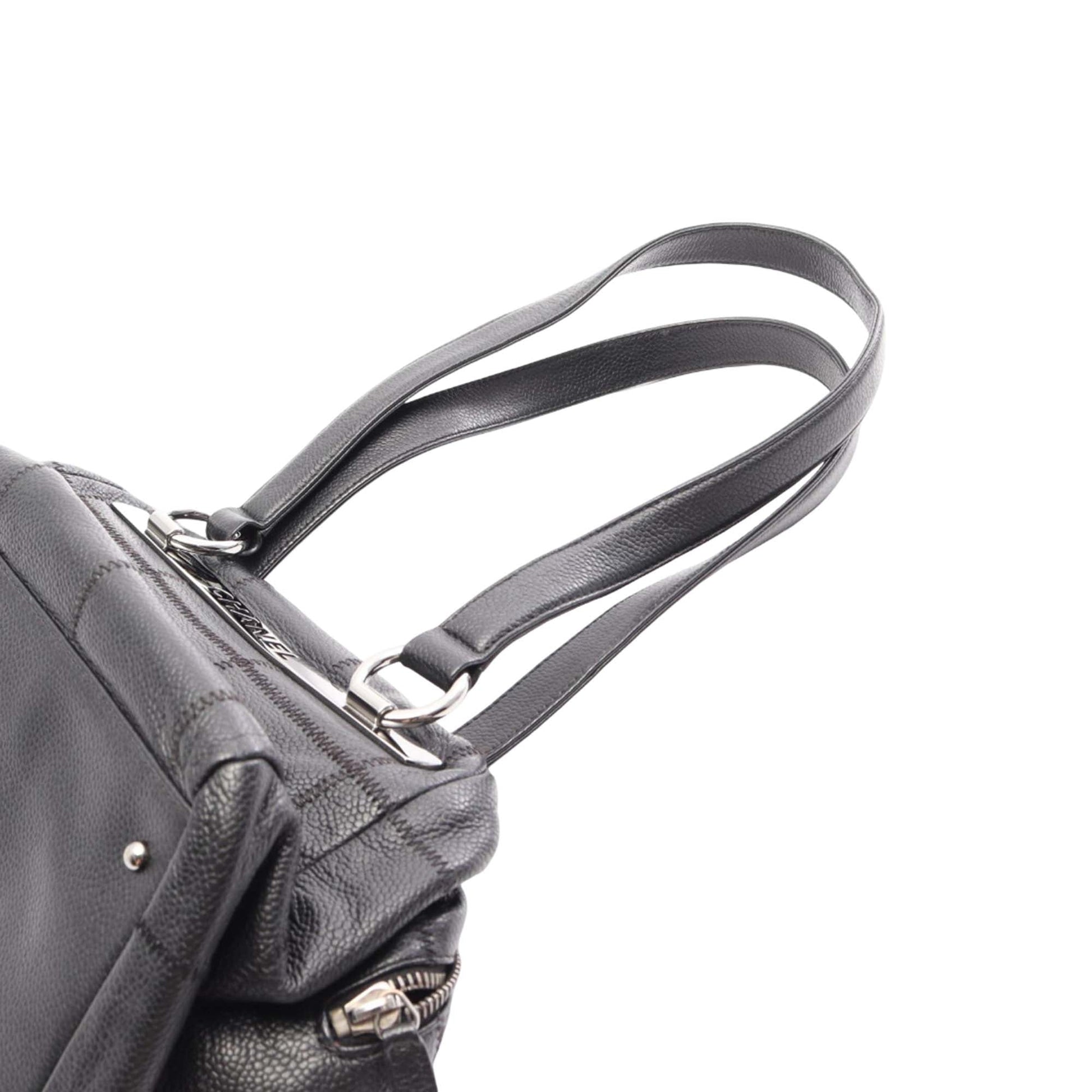 Chanel Small Choco Bar Caviar Shoulder Bag