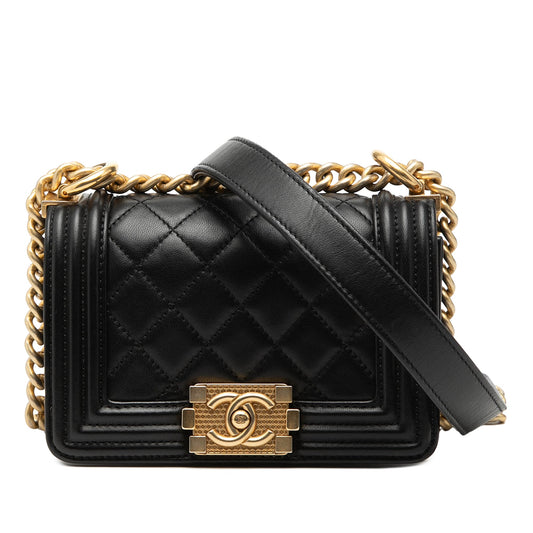 Chanel Mini Quilted Lambskin Boy Flap