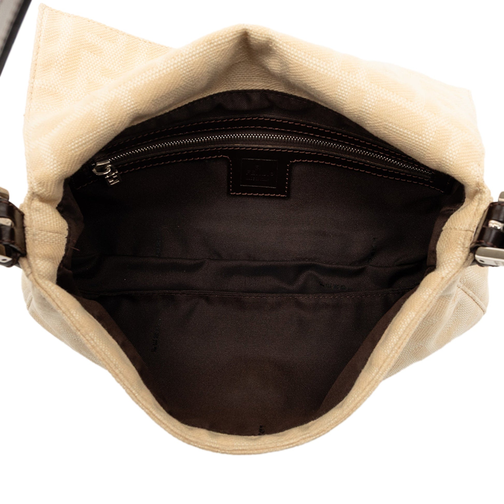 Fendi Zucca Canvas Baguette