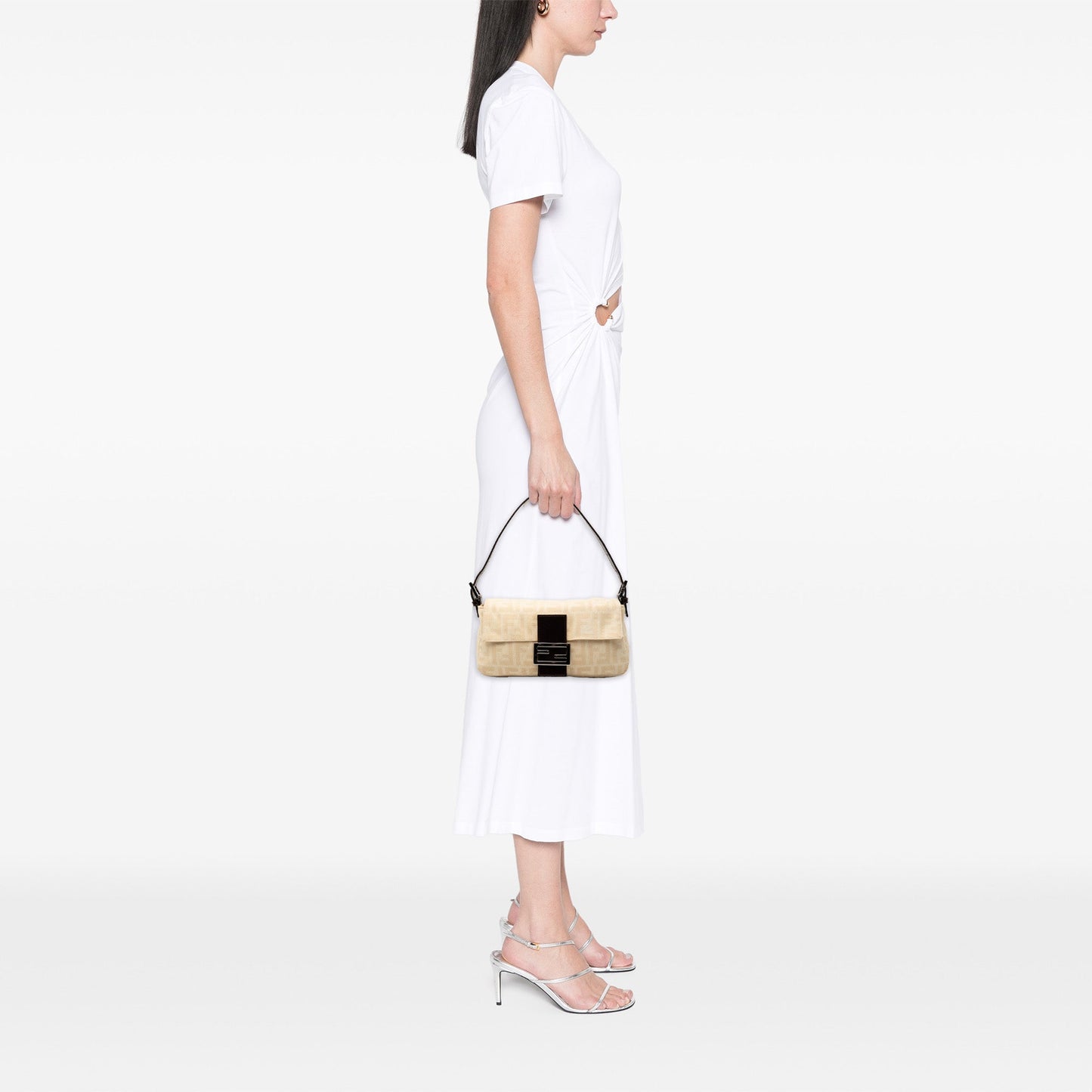 Fendi Zucca Canvas Baguette