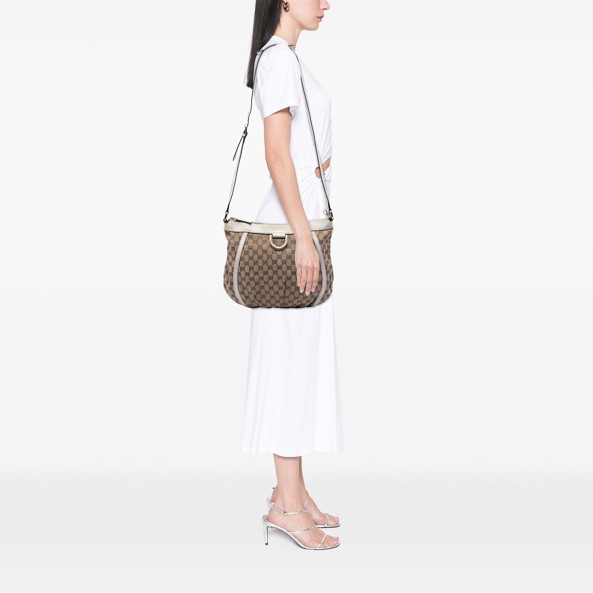 Gucci GG Canvas Abbey D Ring Crossbody