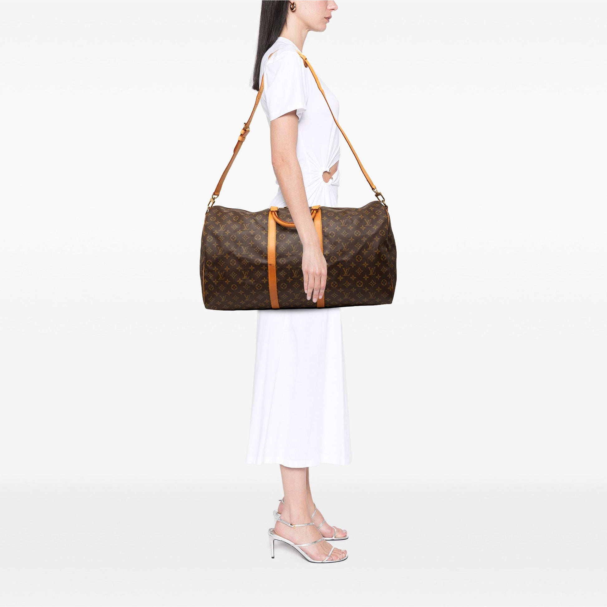 Louis Vuitton Monogram Keepall Bandouliere 60