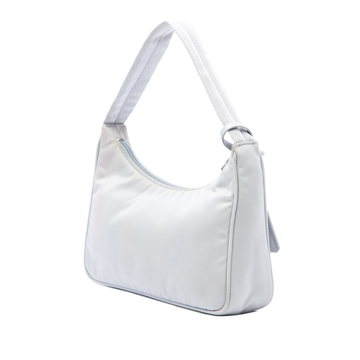 Prada Mini Tessuto Re Edition 2000 Shoulder Bag — Gray