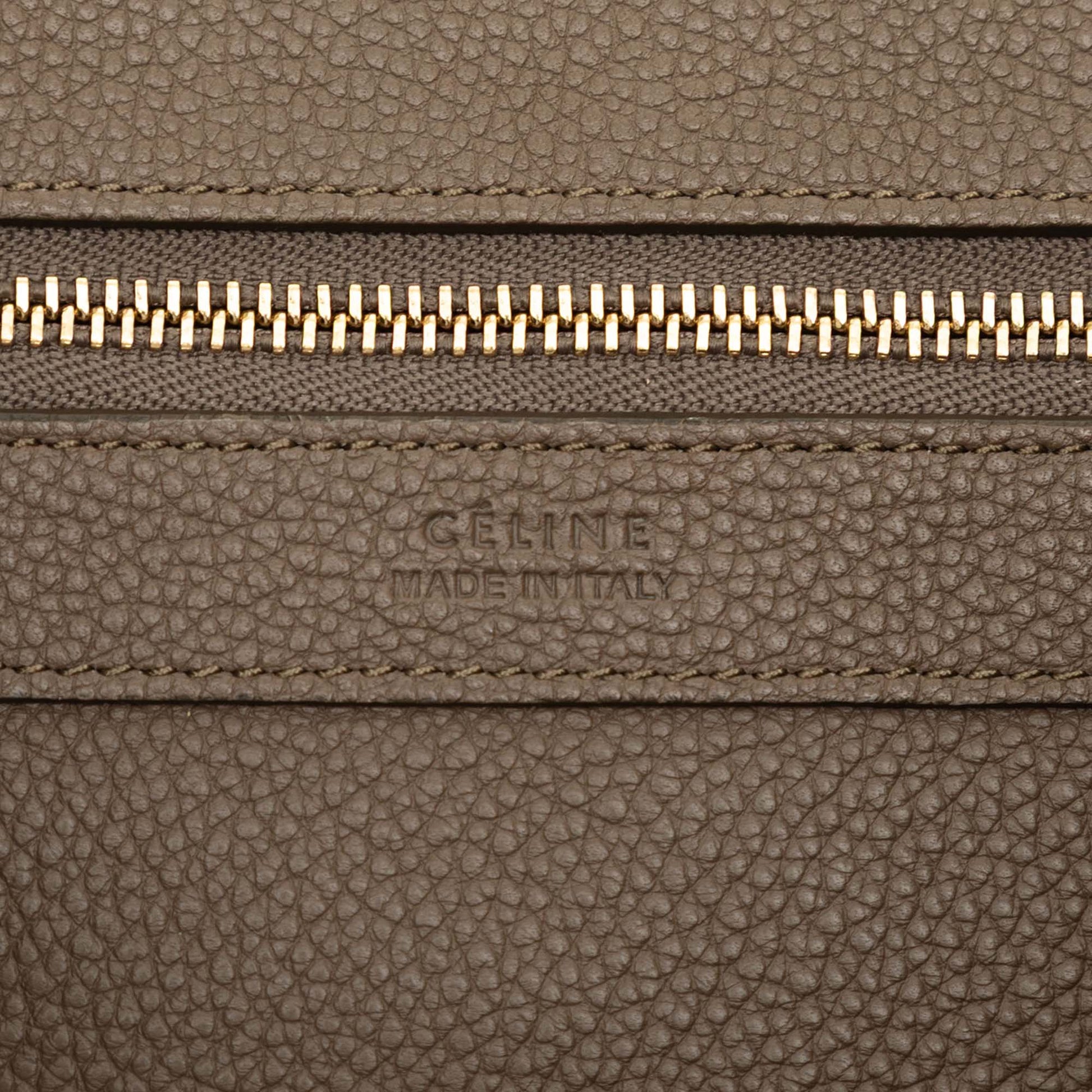 Celine Small Leather Phantom Cabas Tote