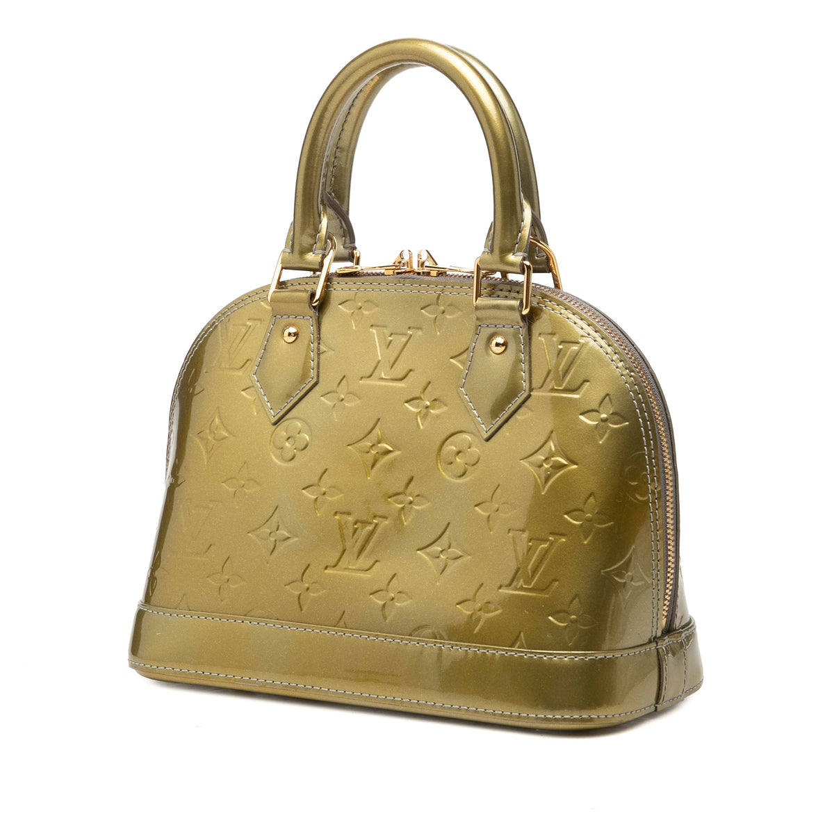 Louis Vuitton Monogram Vernis Alma BB — Green