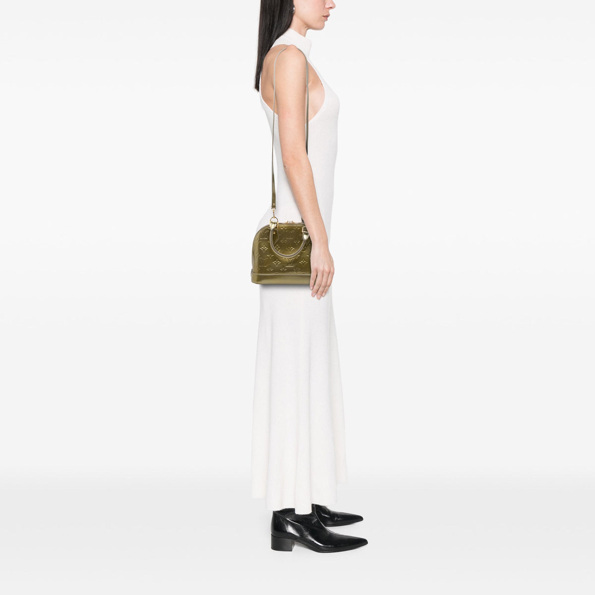 Louis Vuitton Monogram Vernis Alma BB — Green