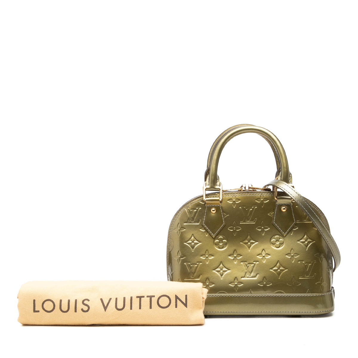 Louis Vuitton Monogram Vernis Alma BB — Green