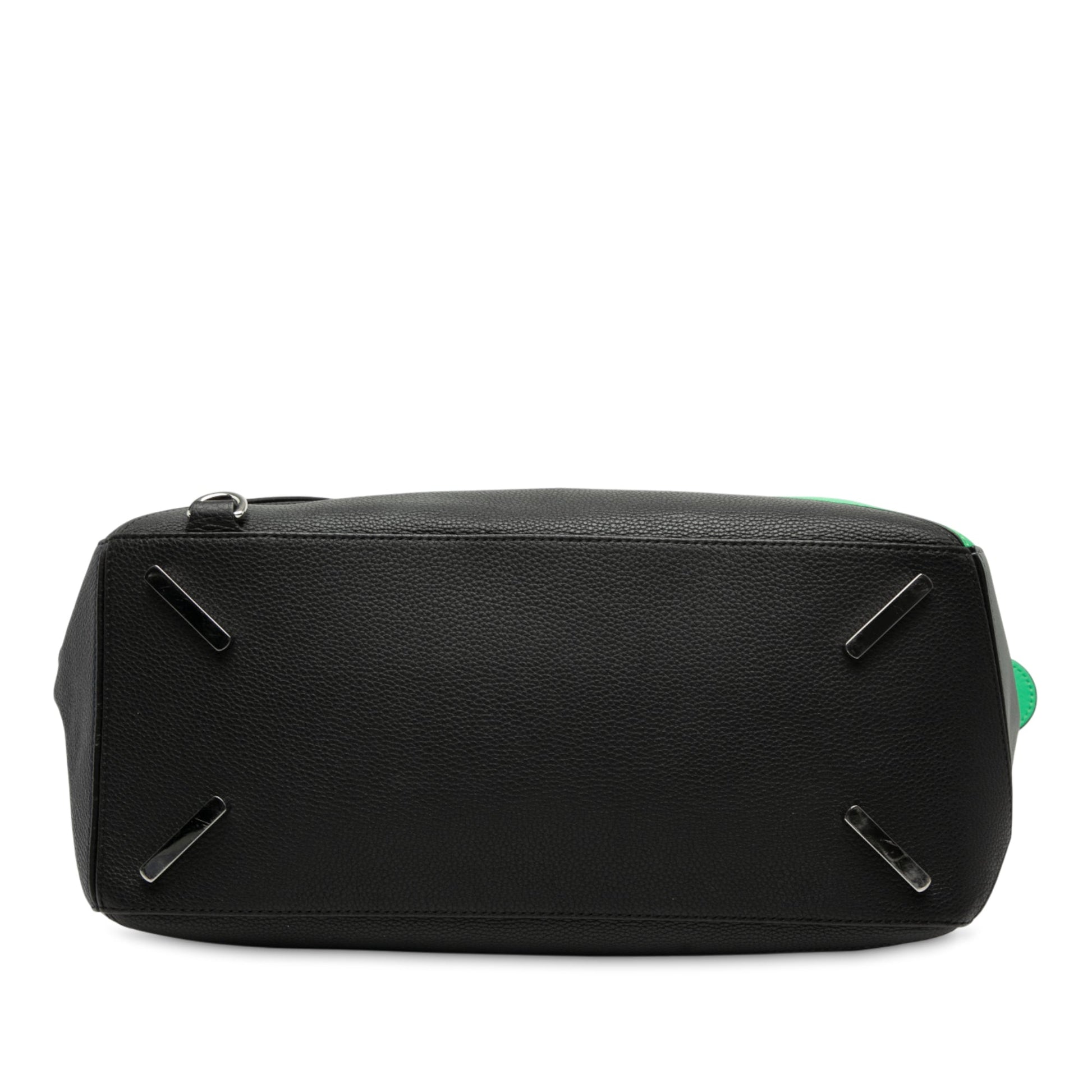LOEWE Large Multicolor Calfskin Puzzle Satchel