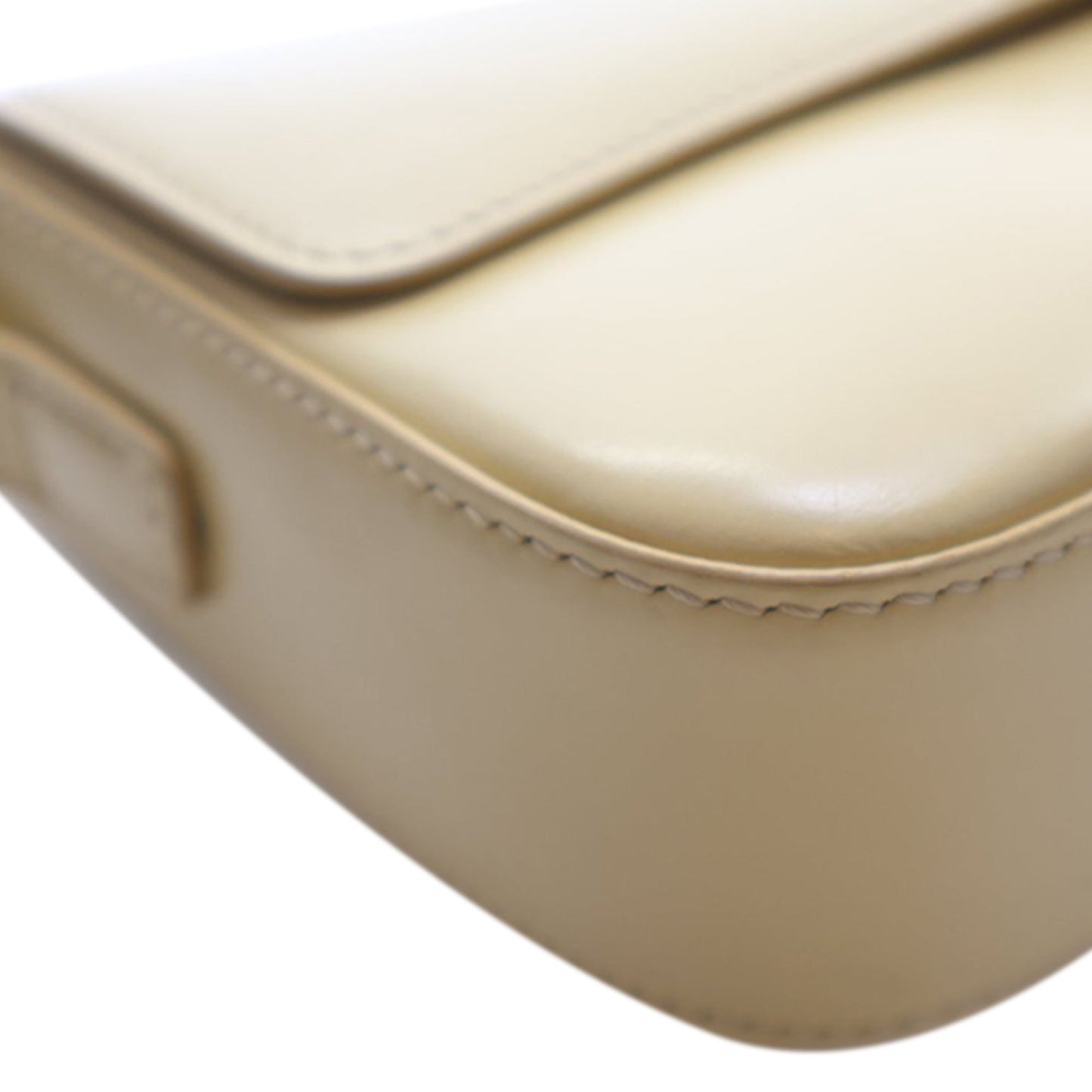 Celine Shiny Calfskin Triomphe Claude Shoulder Bag