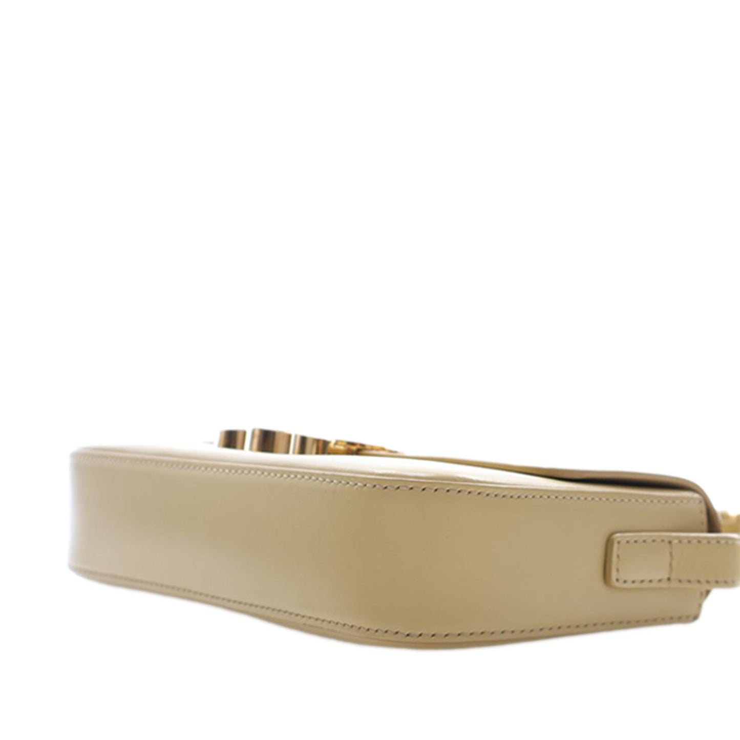 Celine Shiny Calfskin Triomphe Claude Shoulder Bag
