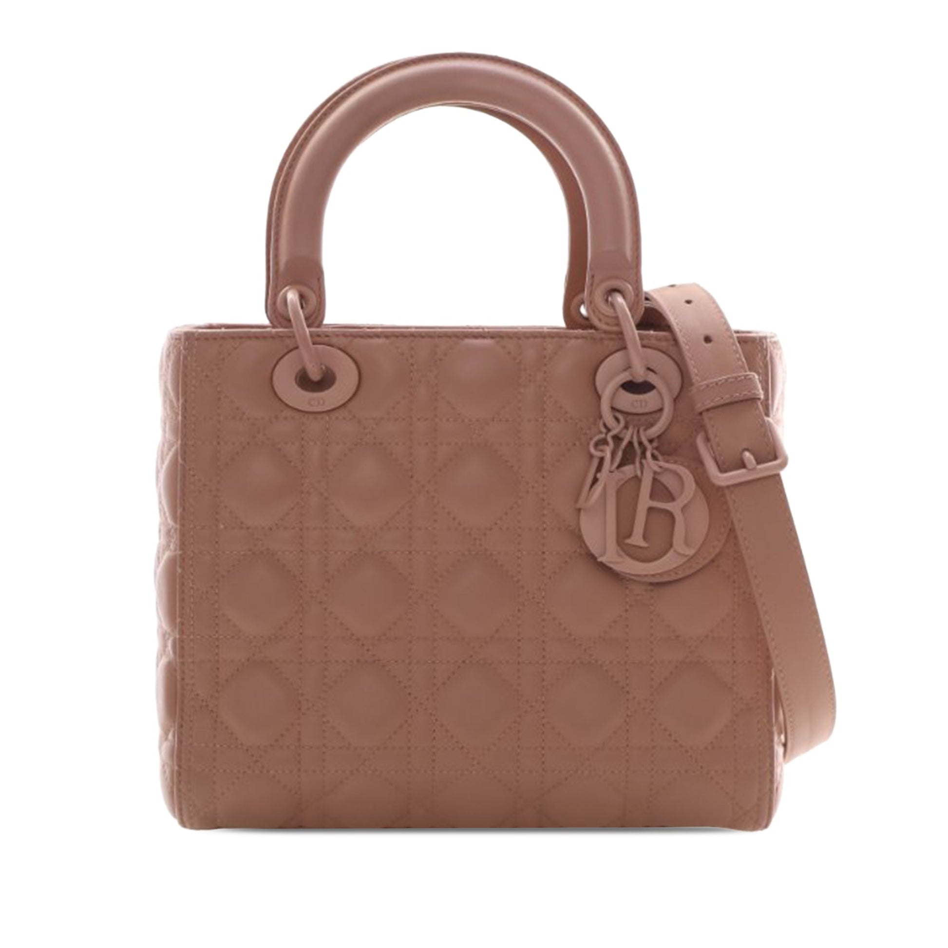 Dior Medium Ultra Matte Calfskin Cannage Lady Dior