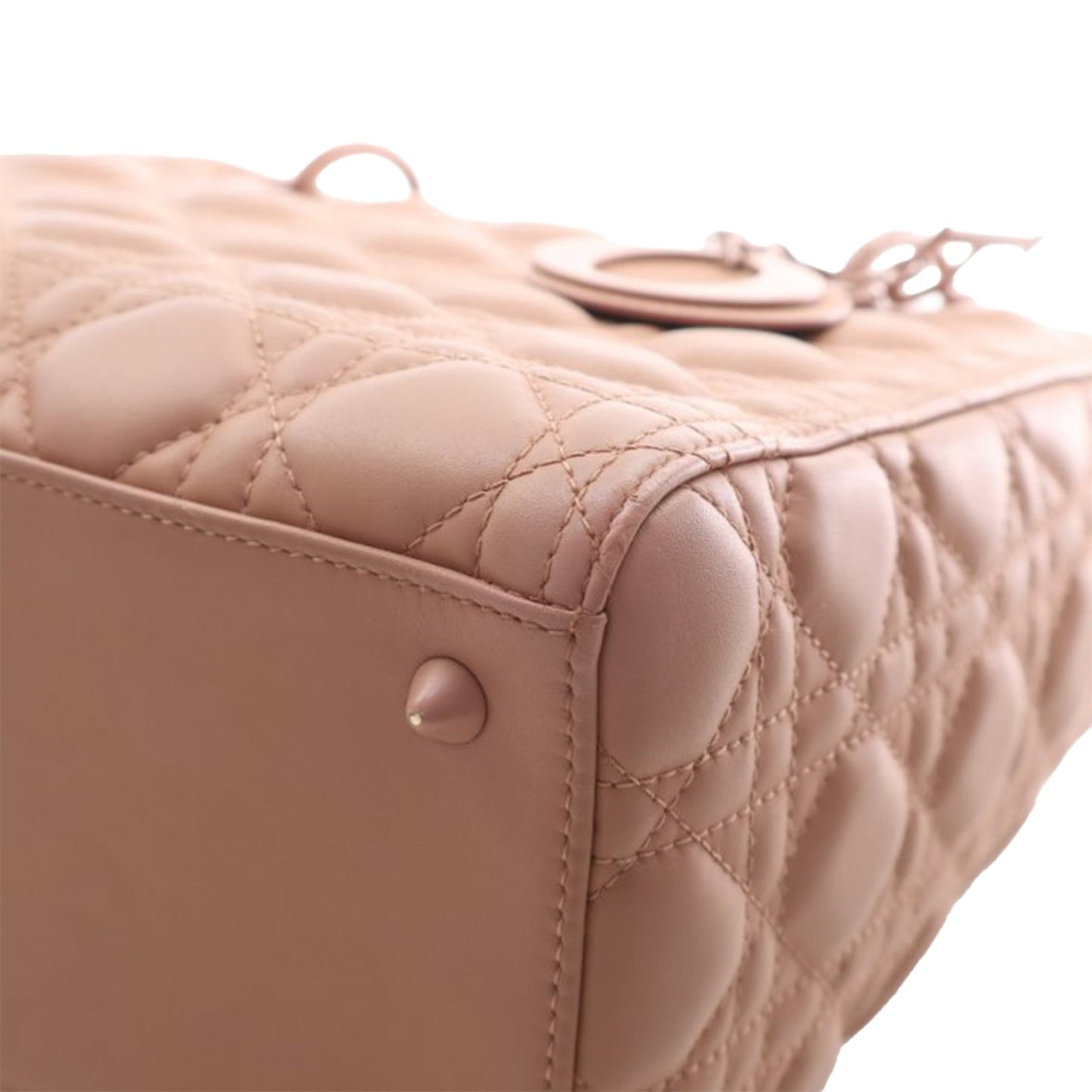 Dior Medium Ultra Matte Calfskin Cannage Lady Dior