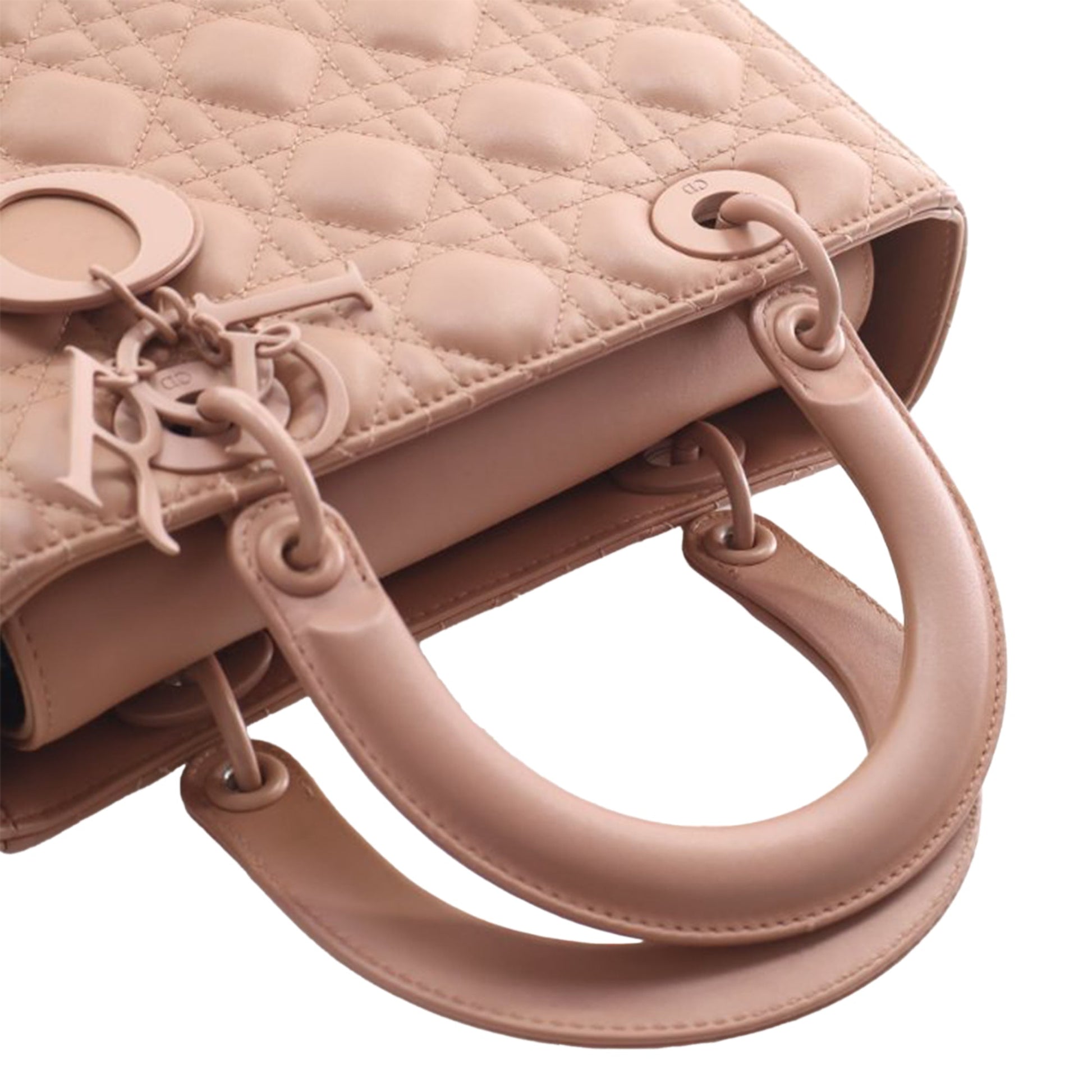 Dior Medium Ultra Matte Calfskin Cannage Lady Dior