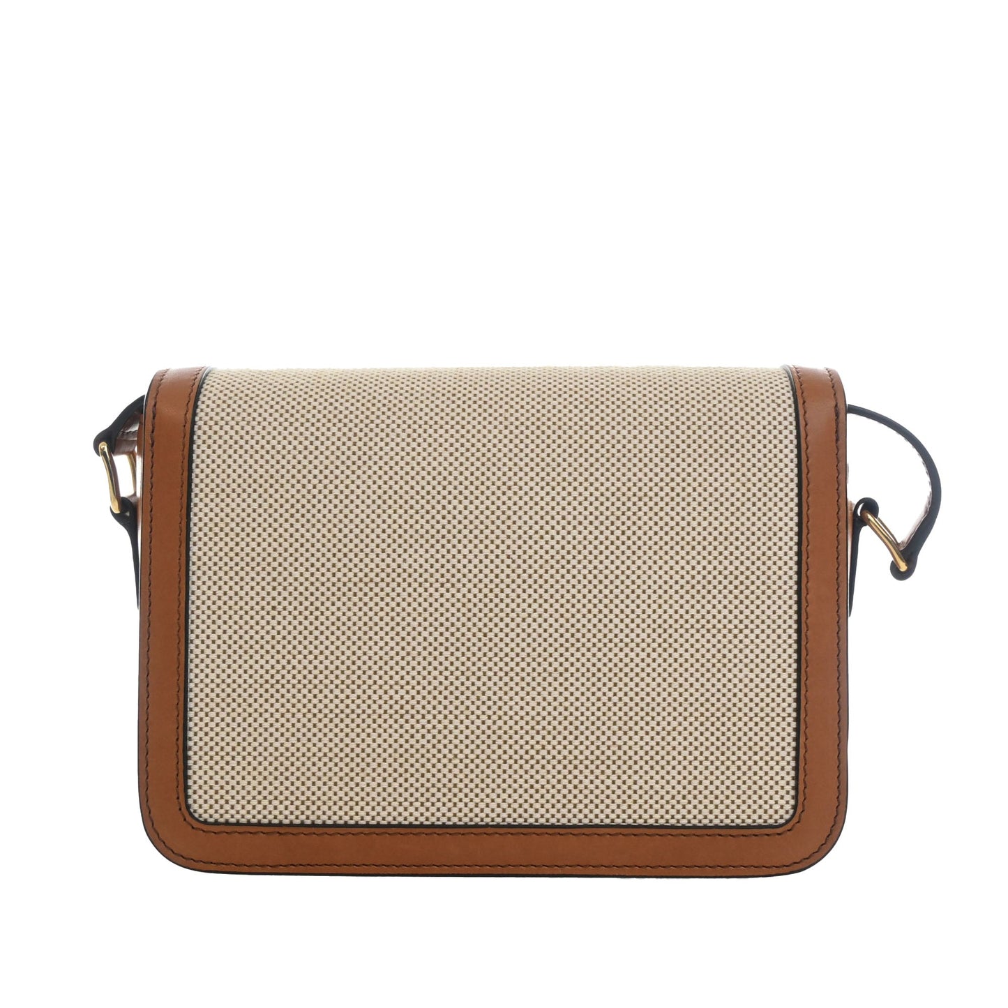 Celine Teen Canvas and Calfskin Triomphe Crossbody