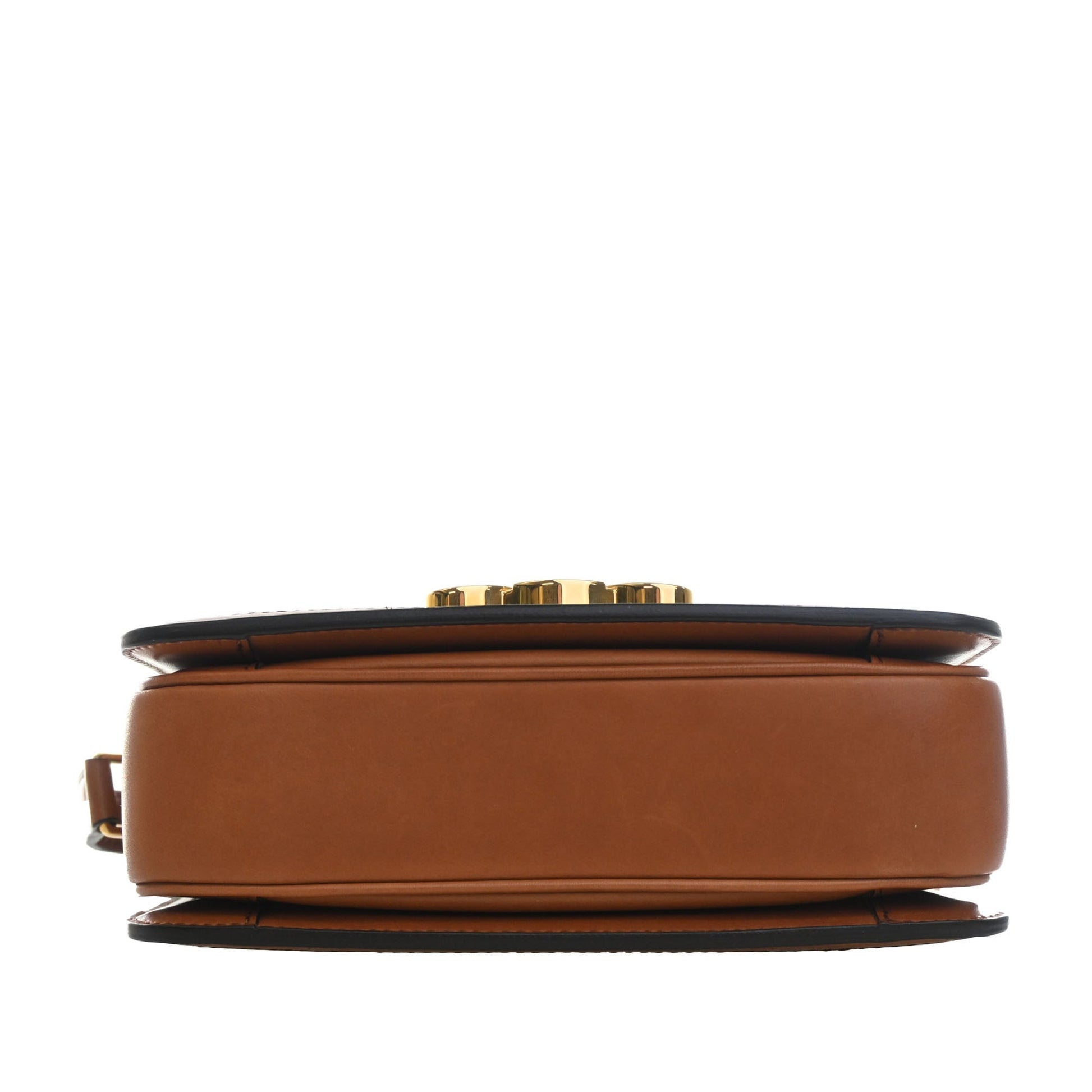 Celine Teen Canvas and Calfskin Triomphe Crossbody