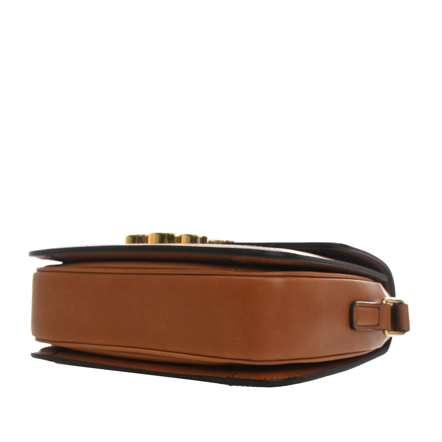 Celine Teen Canvas and Calfskin Triomphe Crossbody