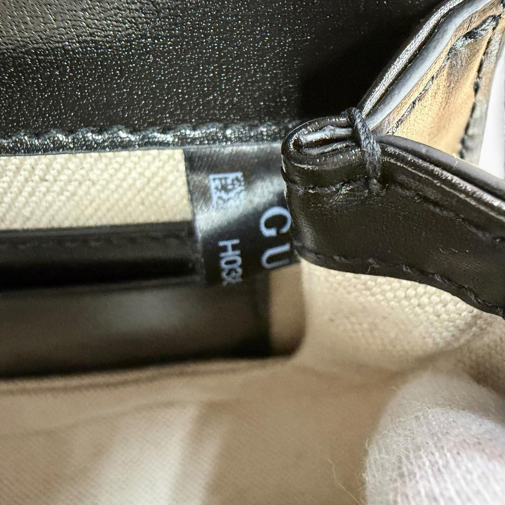 Gucci Small Calfskin 1947 Bamboo Top Handle Bag