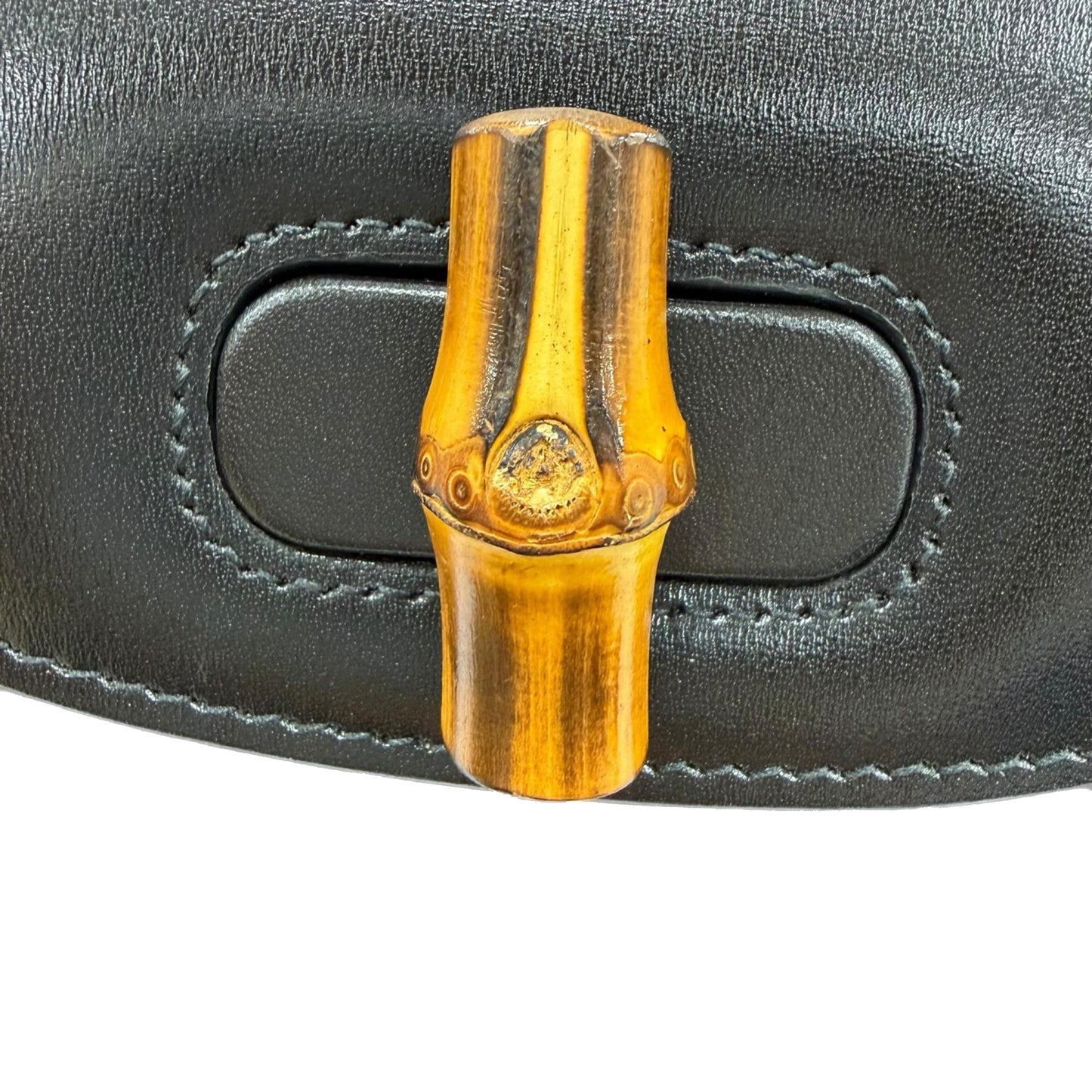 Gucci Small Calfskin 1947 Bamboo Top Handle Bag