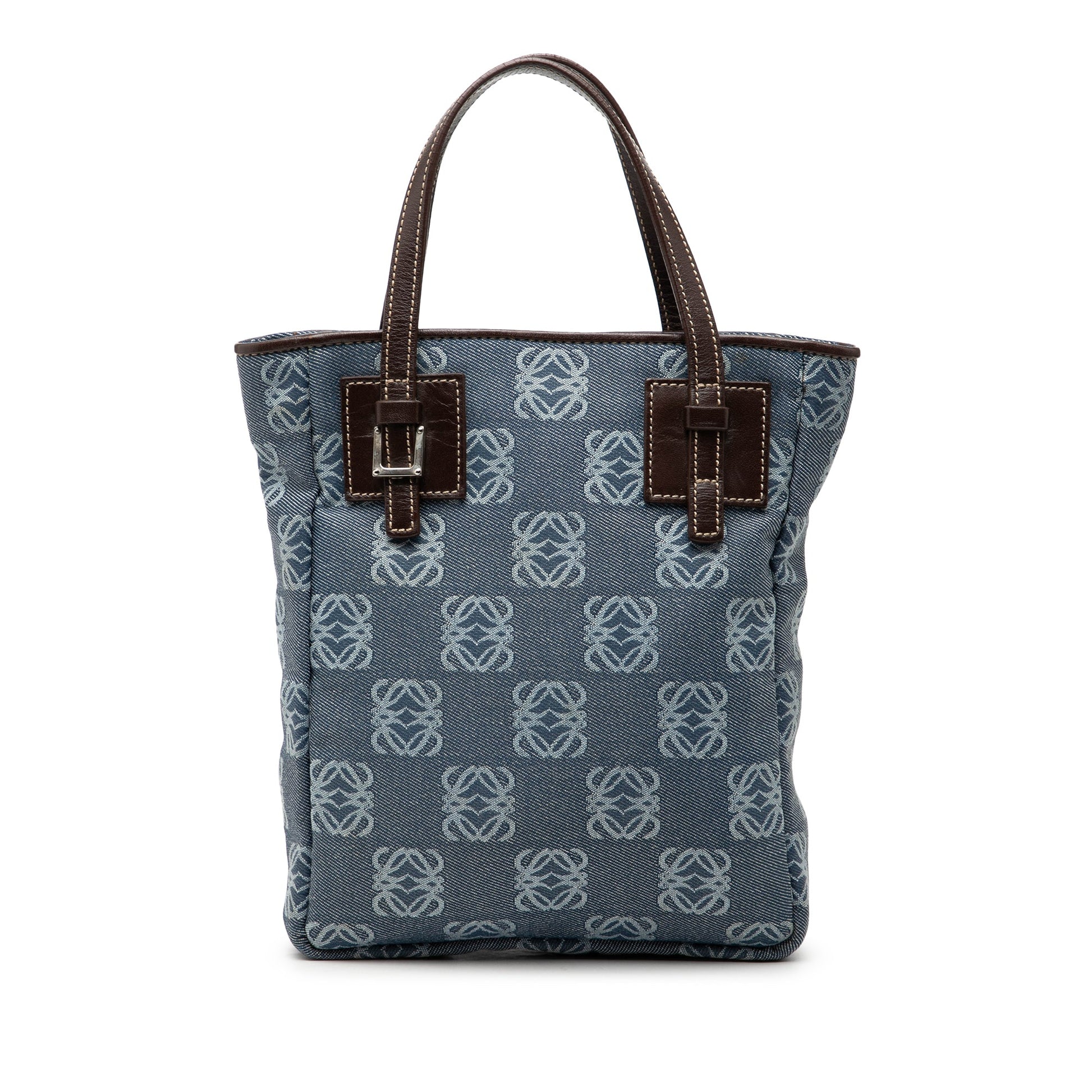 LOEWE Anagram Denim Handbag