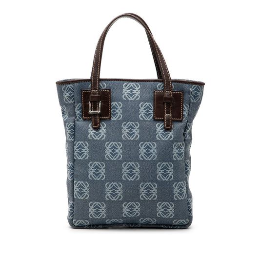 LOEWE Anagram Denim Handbag
