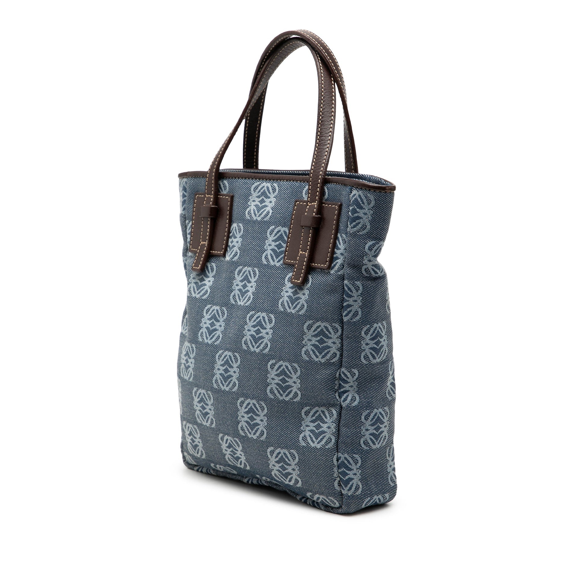 LOEWE Anagram Denim Handbag
