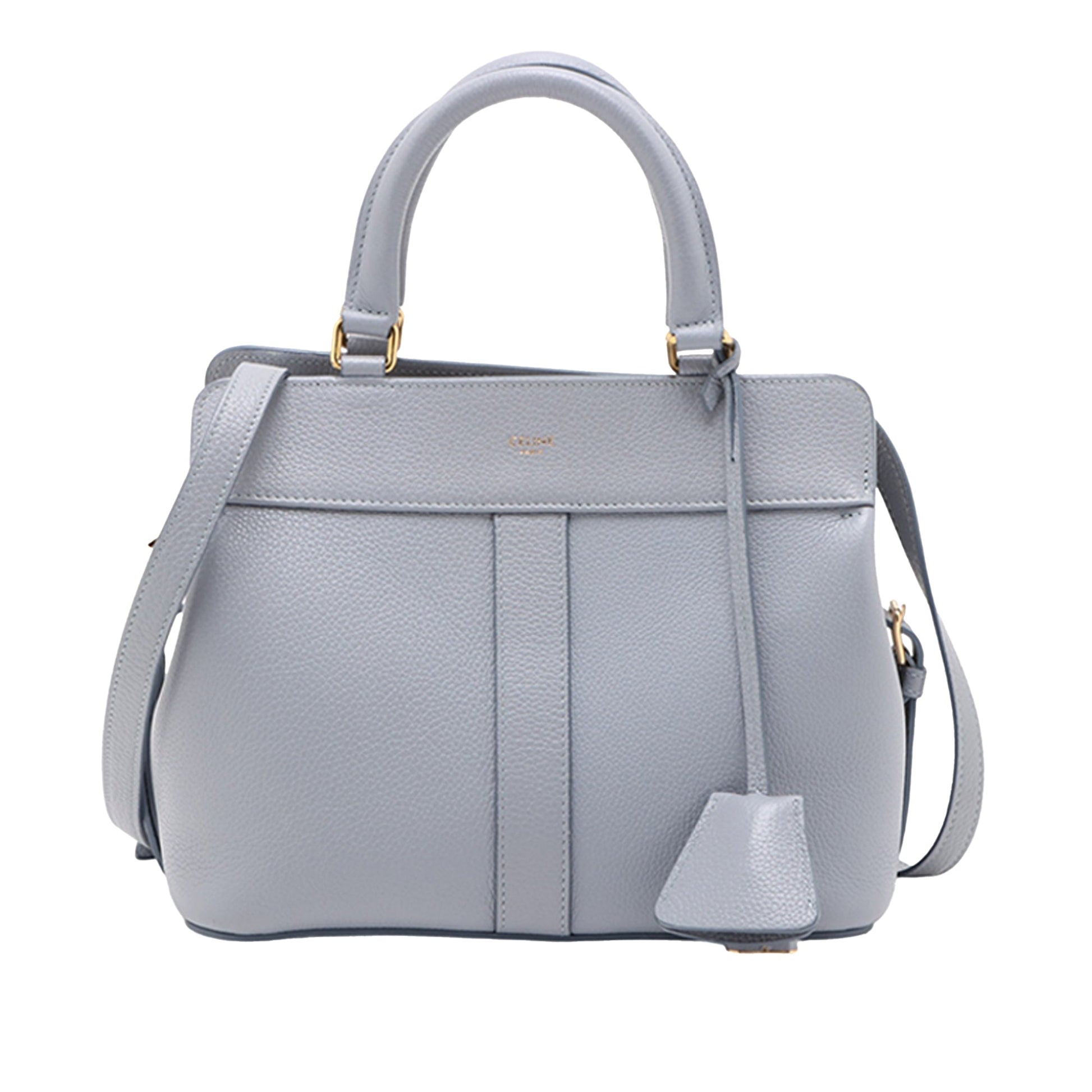 Celine Small Leather Cabas de France Satchel