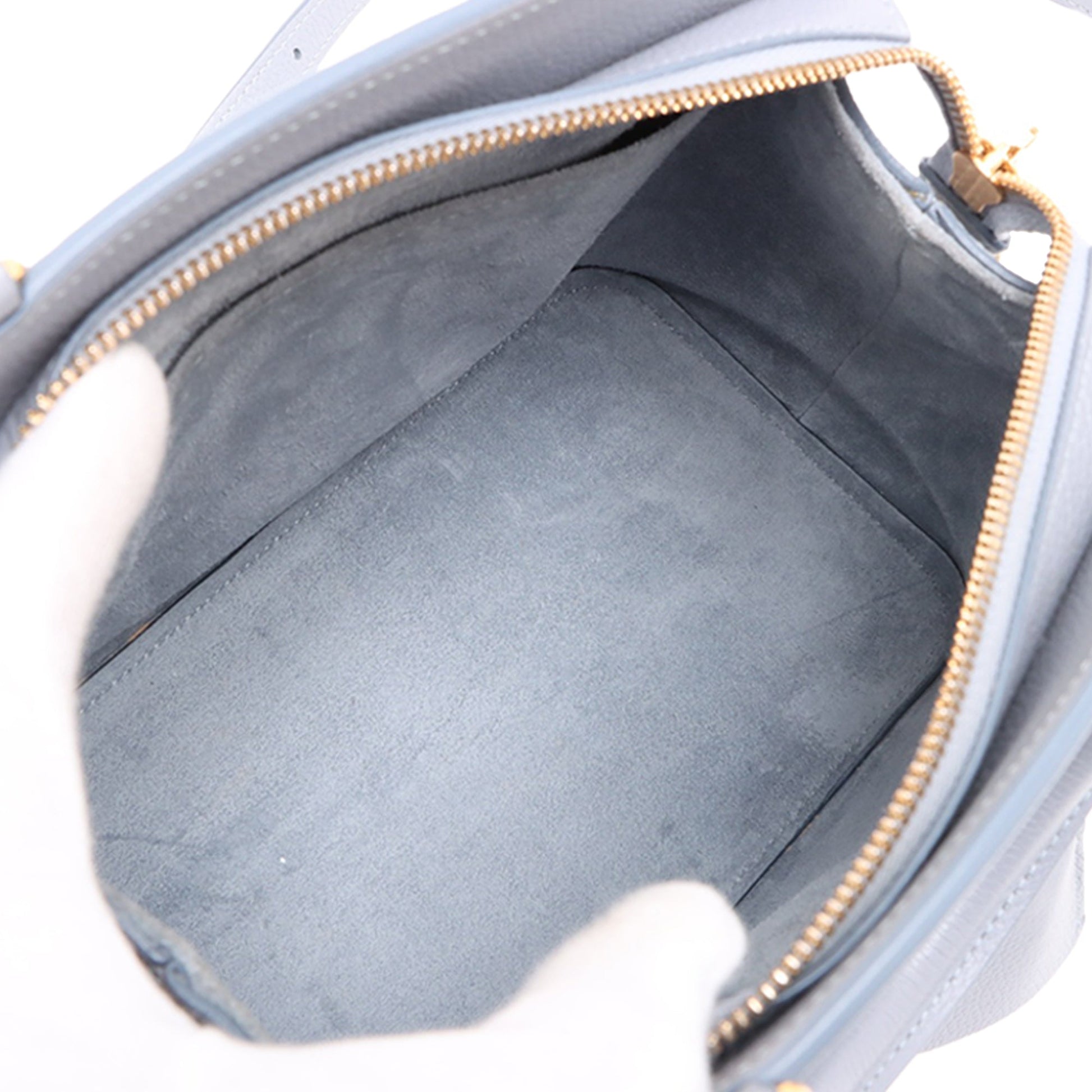 Celine Small Leather Cabas de France Satchel