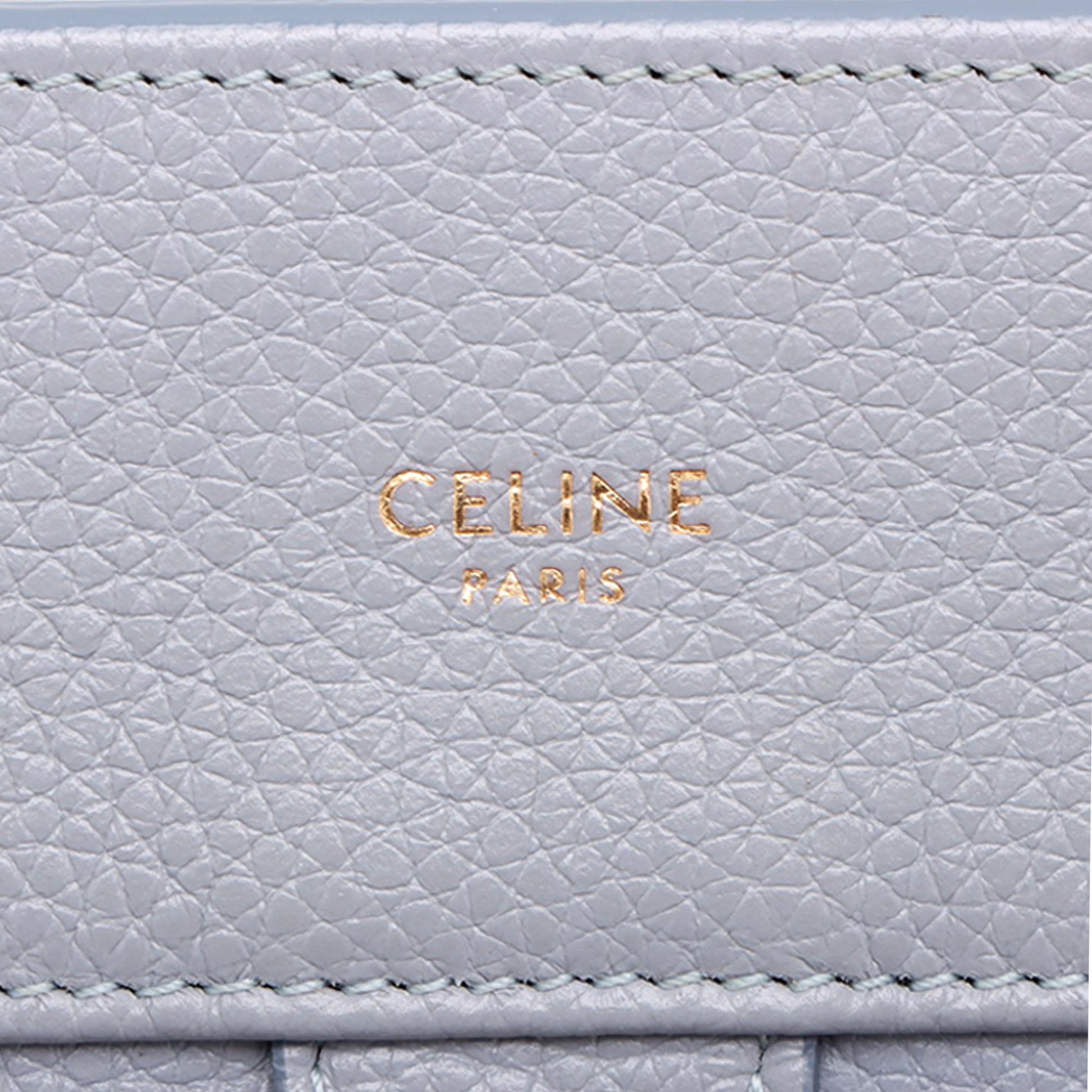 Celine Small Leather Cabas de France Satchel