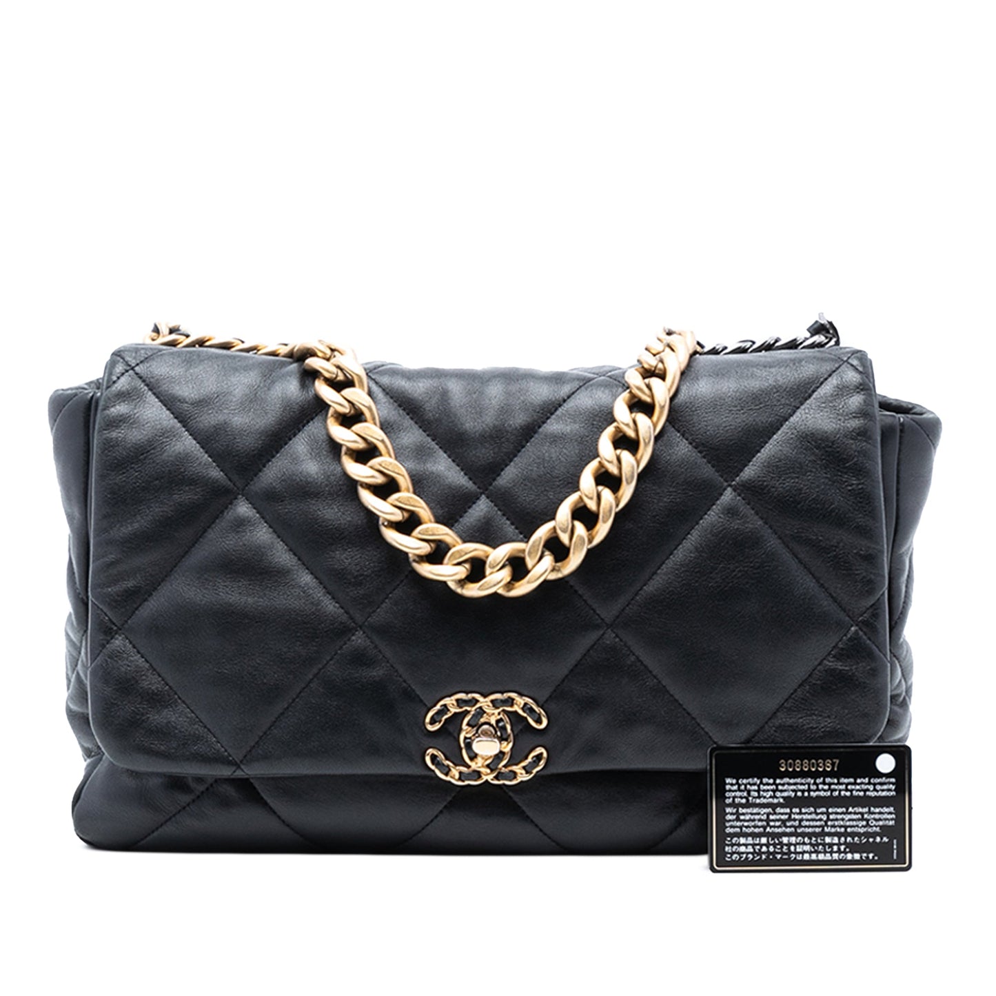 Chanel Maxi Lambskin 19 Flap