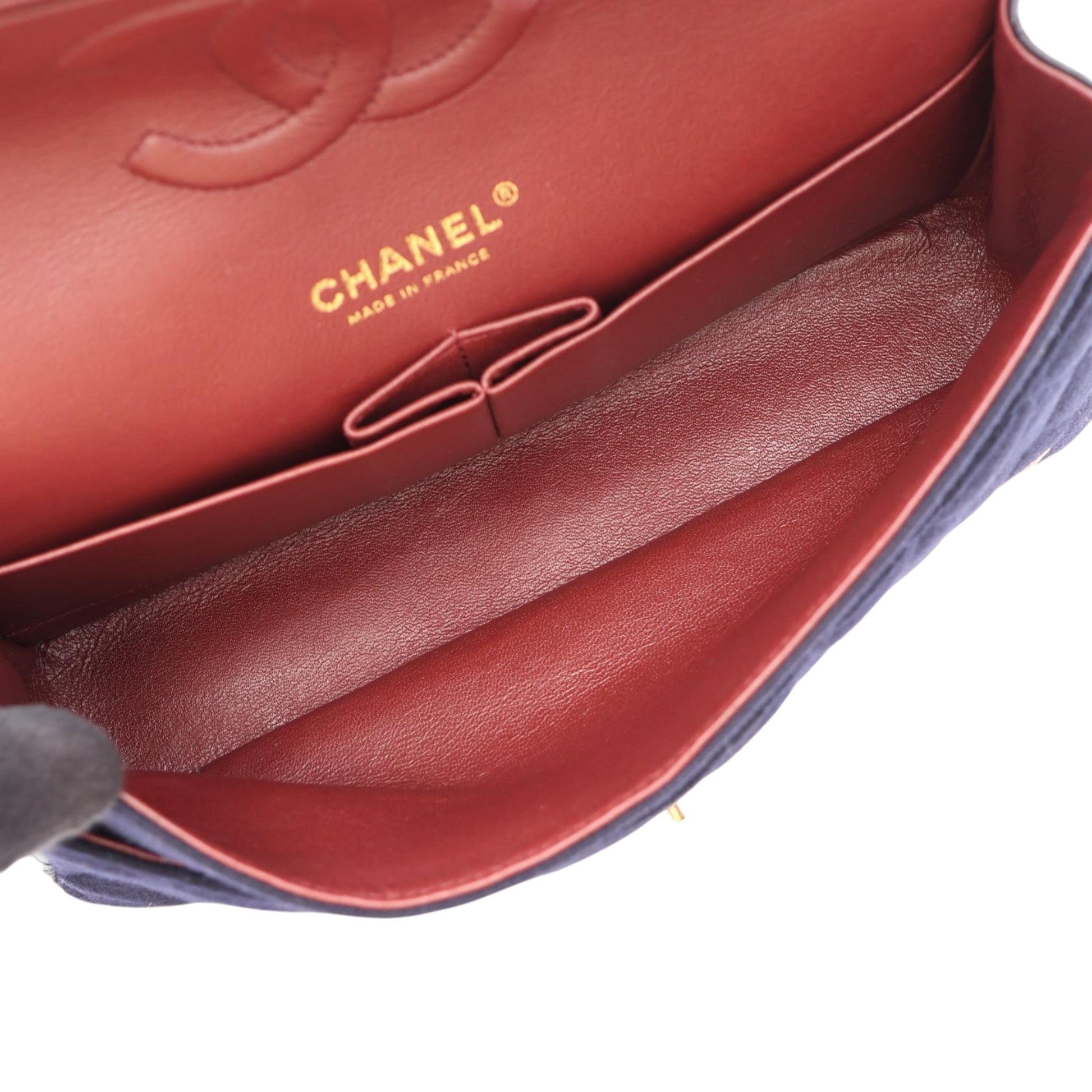 Chanel Paris Hamburg Medium Classic Jersey Coco Sailor Charms Double Flap