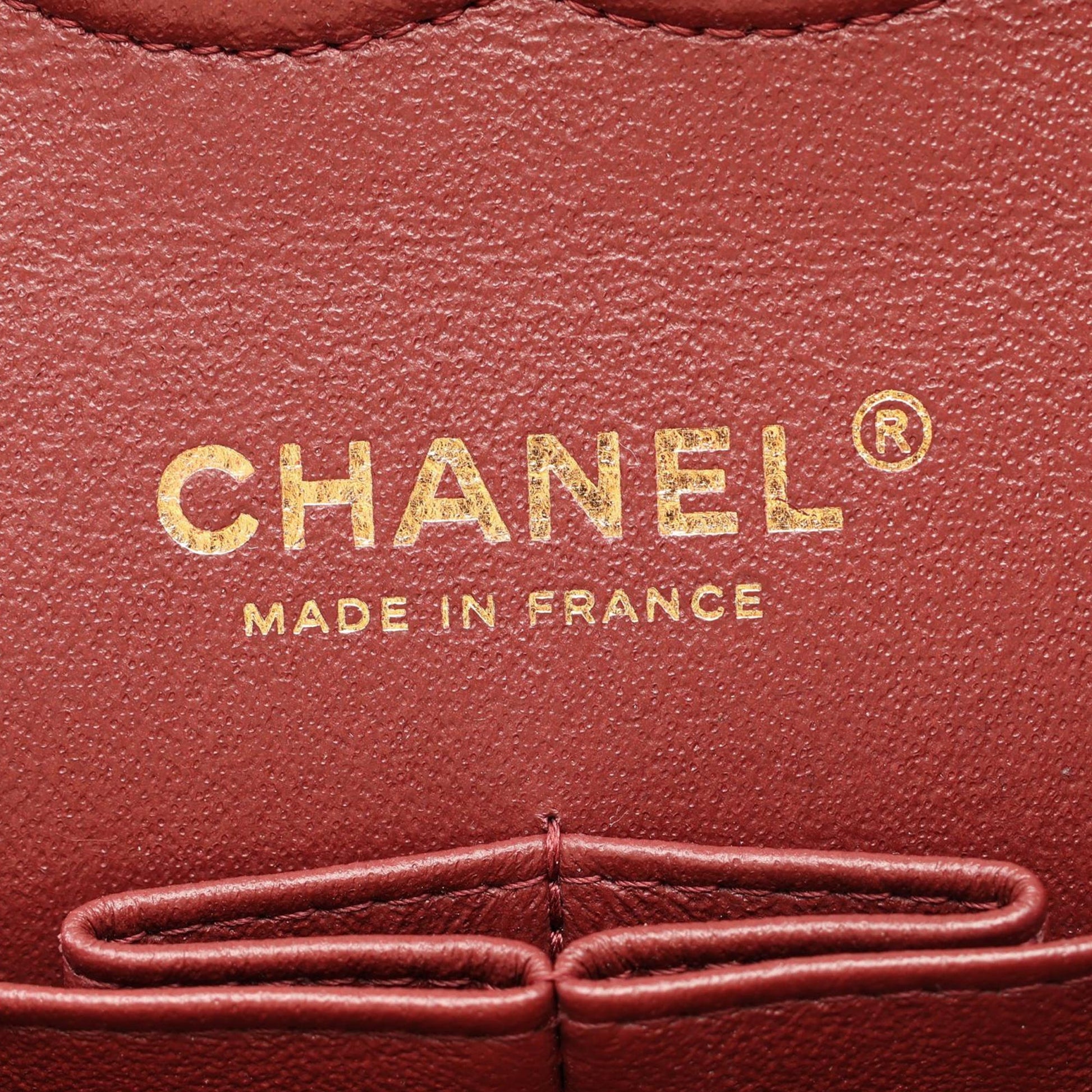 Chanel Paris Hamburg Medium Classic Jersey Coco Sailor Charms Double Flap