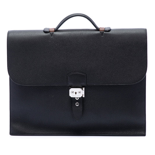 Hermès Togo and Swift Sac A Depeches Verso 38