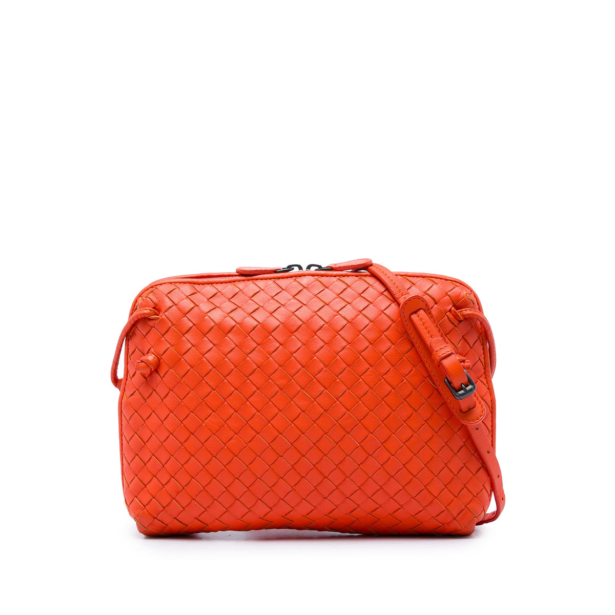Bottega Veneta Nappa Intrecciato Nodini Crossbody