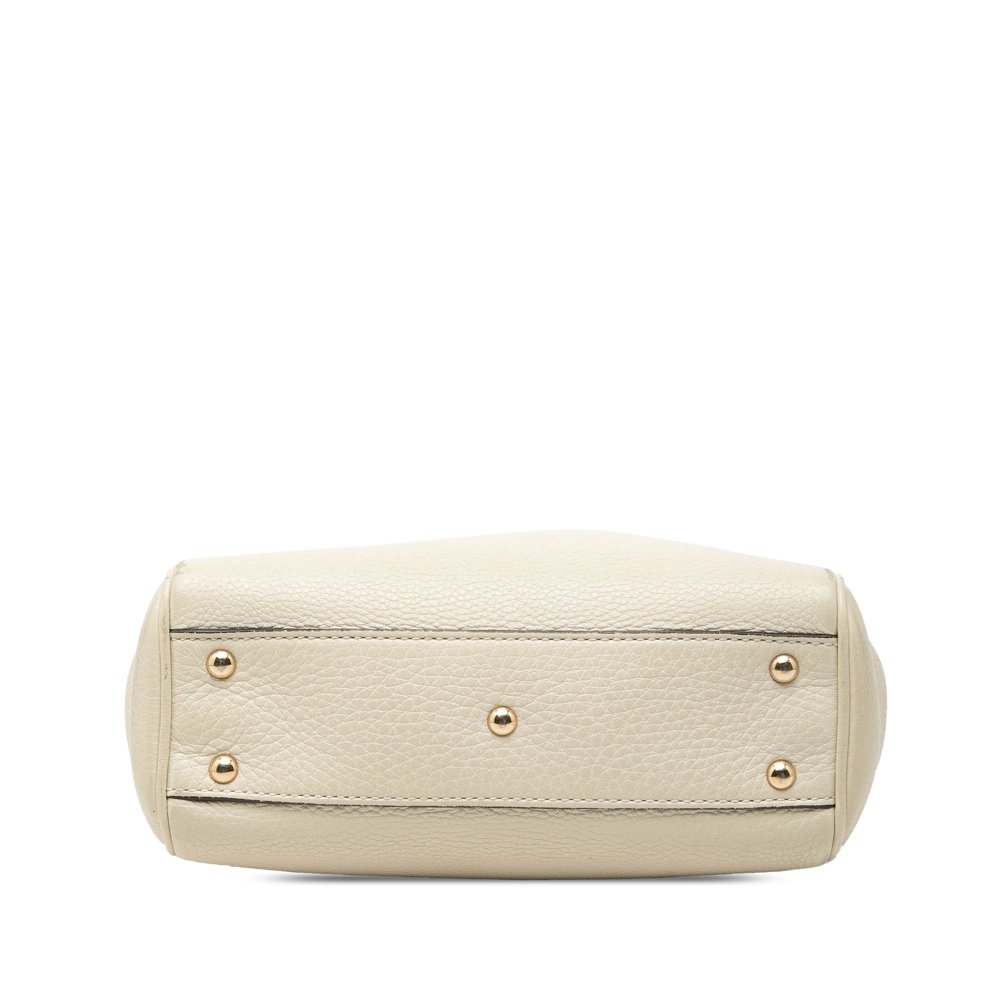 Gucci Mini Calfskin Bamboo Shopper Satchel