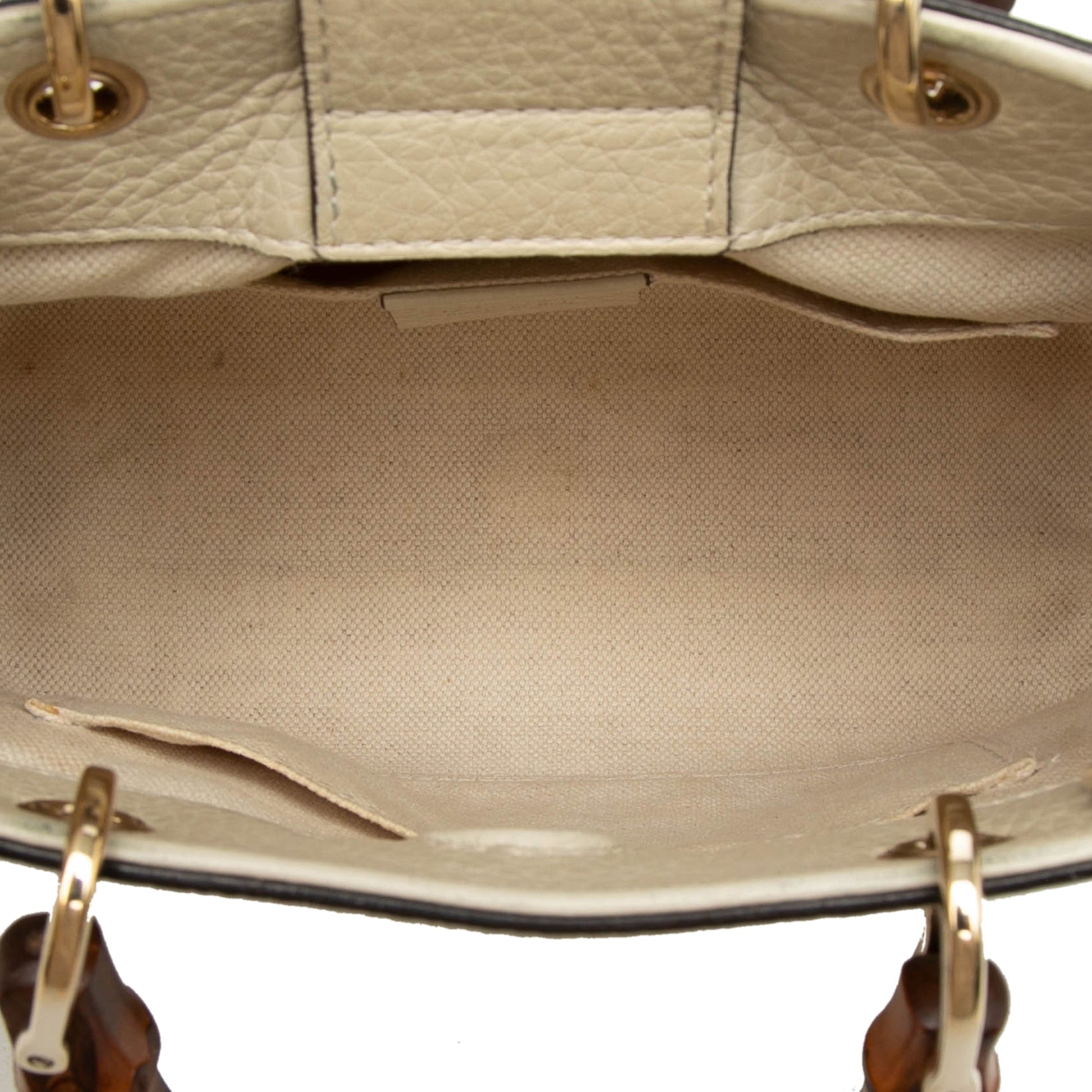 Gucci Mini Calfskin Bamboo Shopper Satchel