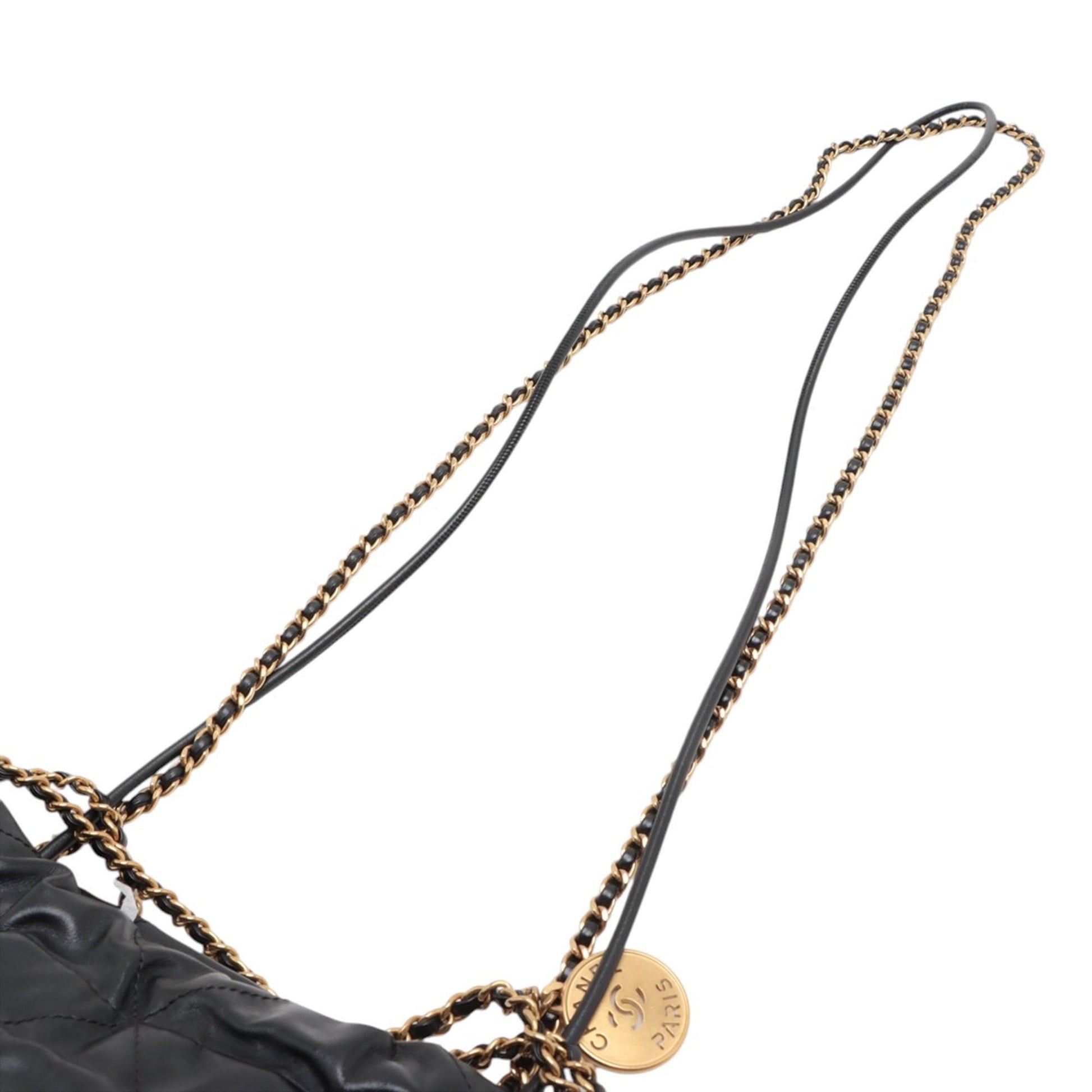 Chanel Mini Shiny Calfskin 22 Handbag