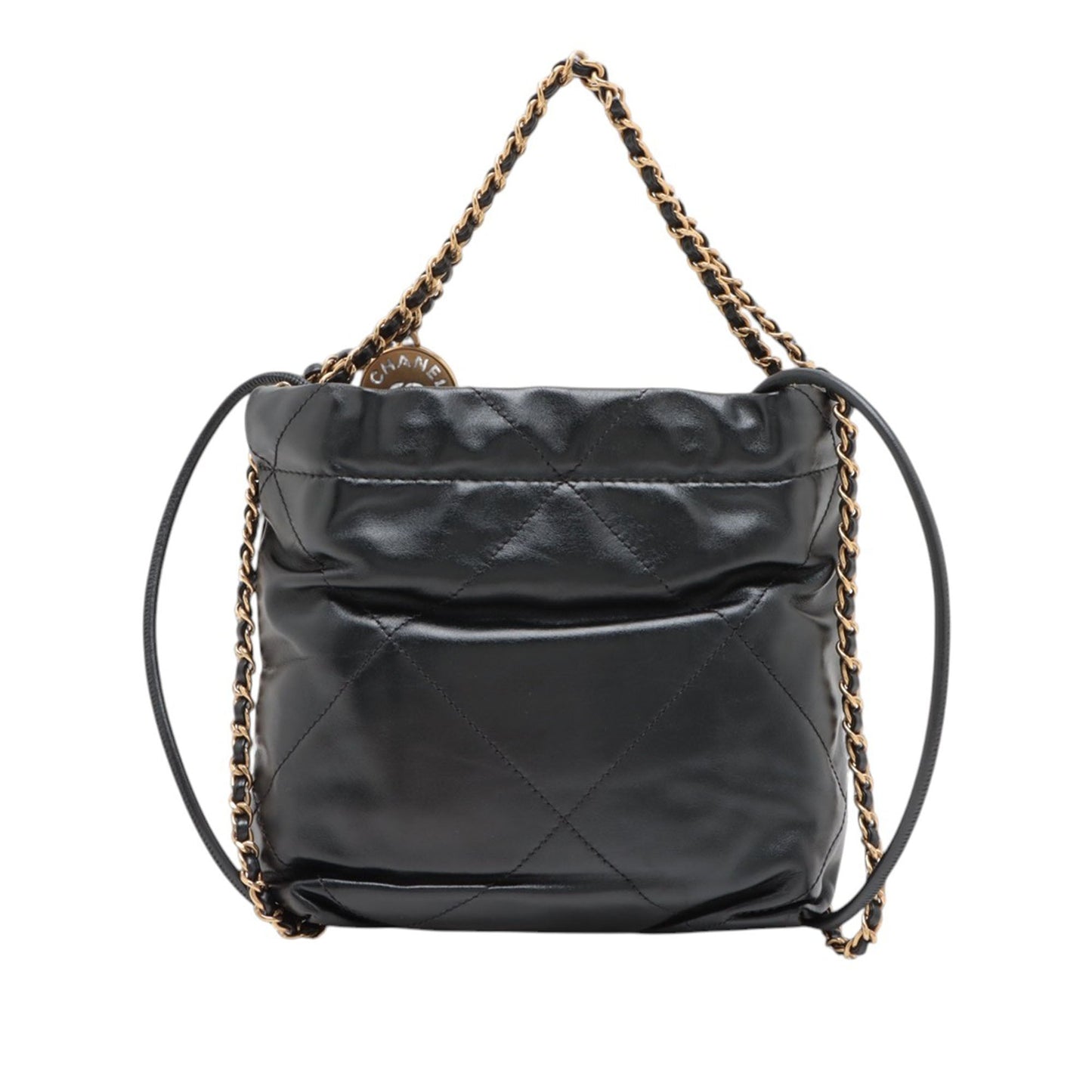 Chanel Mini Shiny Calfskin 22 Handbag