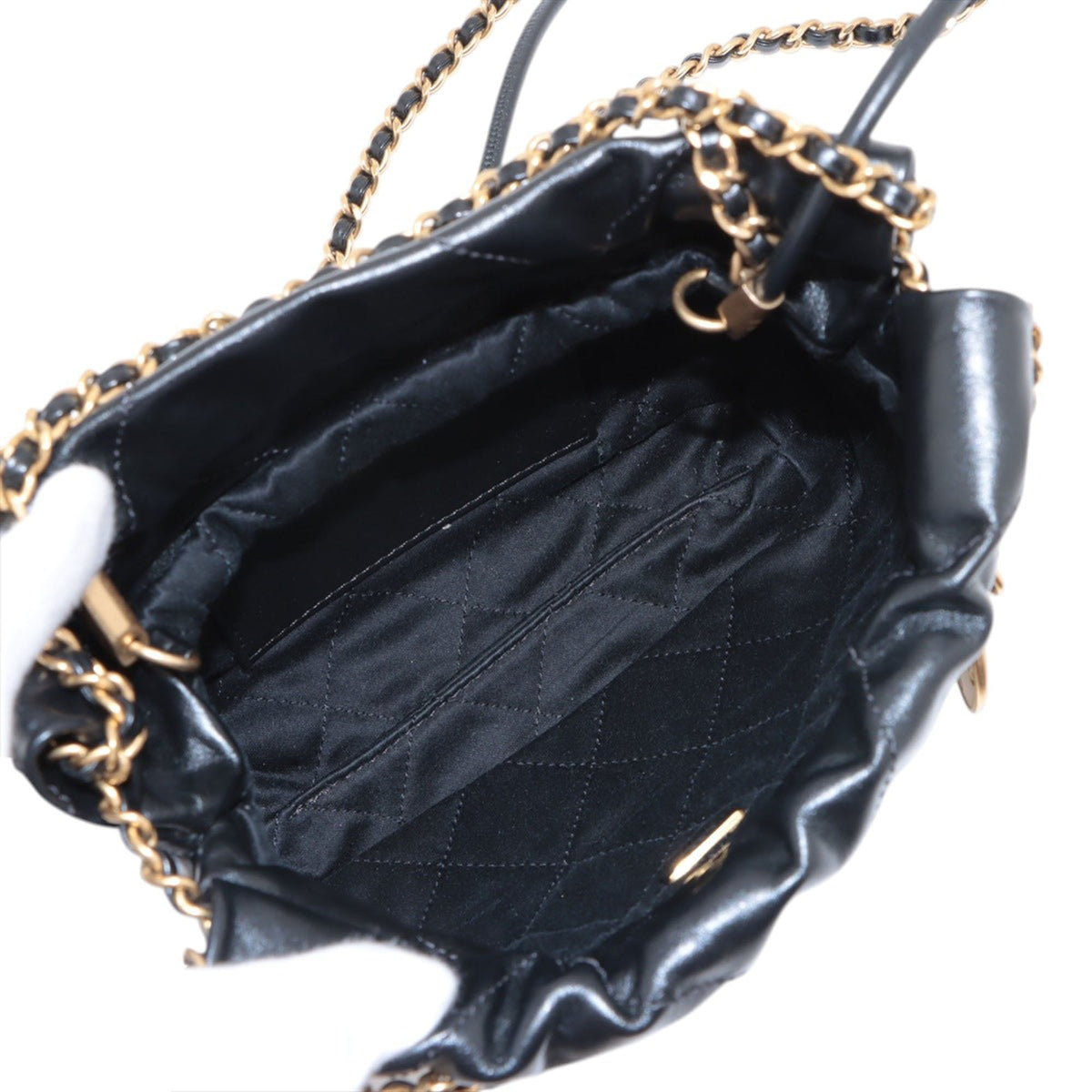 Chanel Mini Shiny Calfskin 22 Handbag