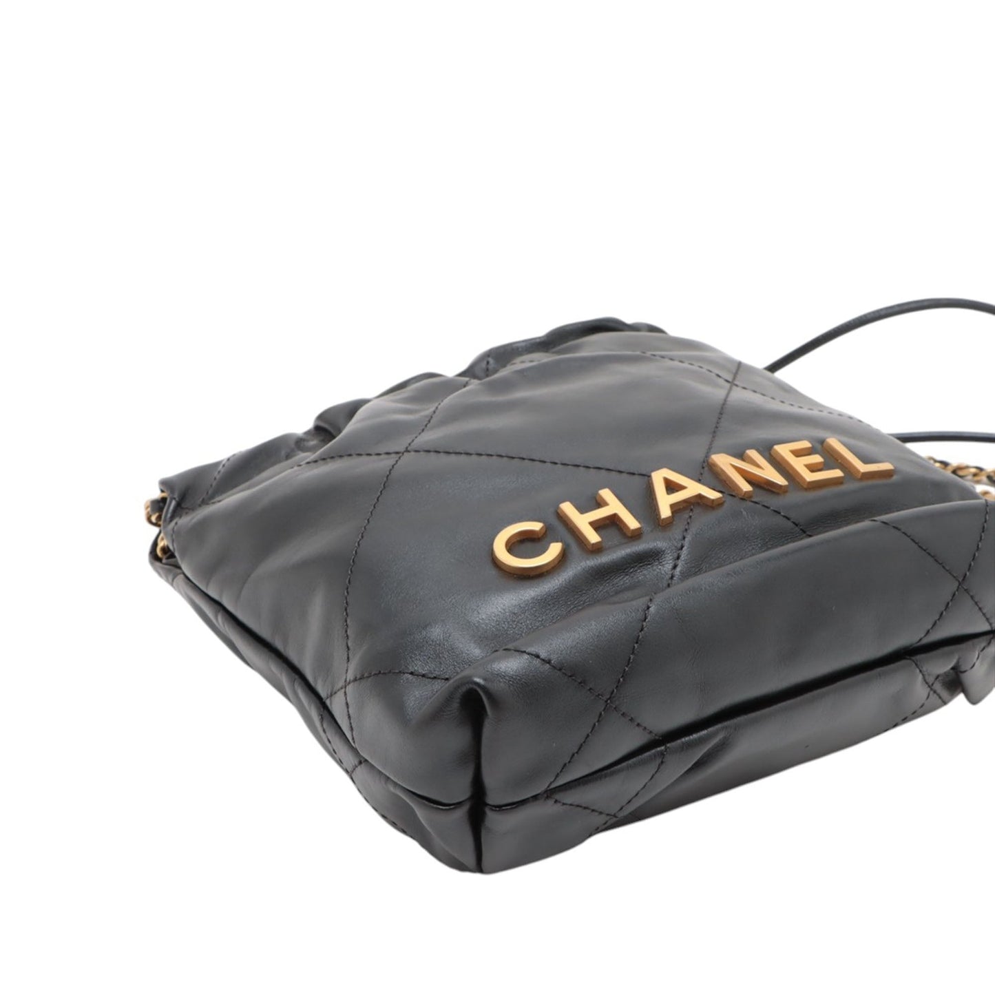 Chanel Mini Shiny Calfskin 22 Handbag