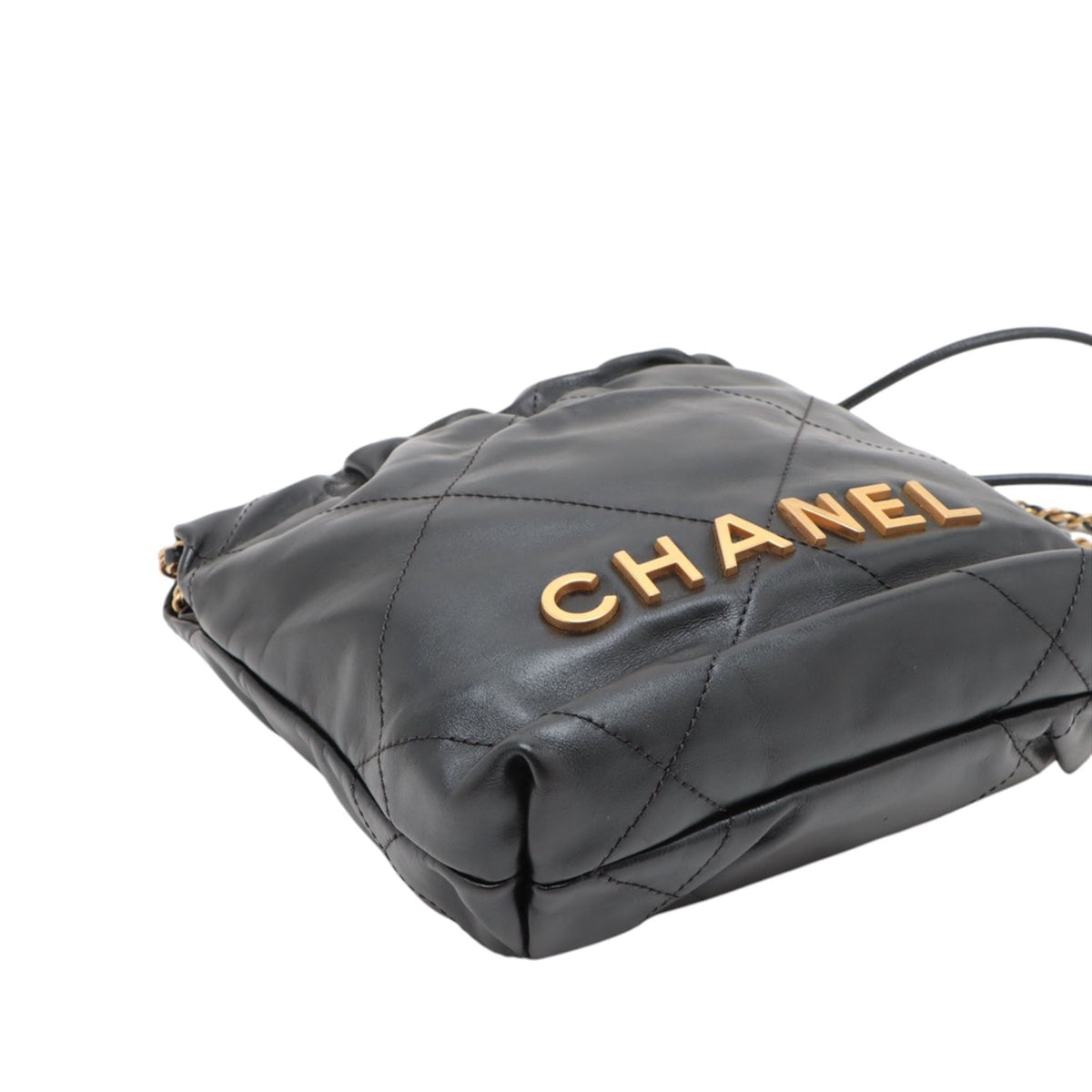 Chanel Mini Shiny Calfskin 22 Handbag
