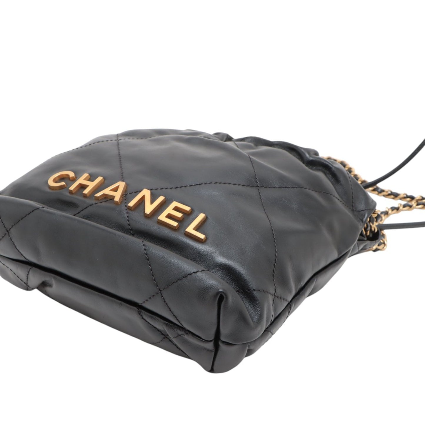 Chanel Mini Shiny Calfskin 22 Handbag