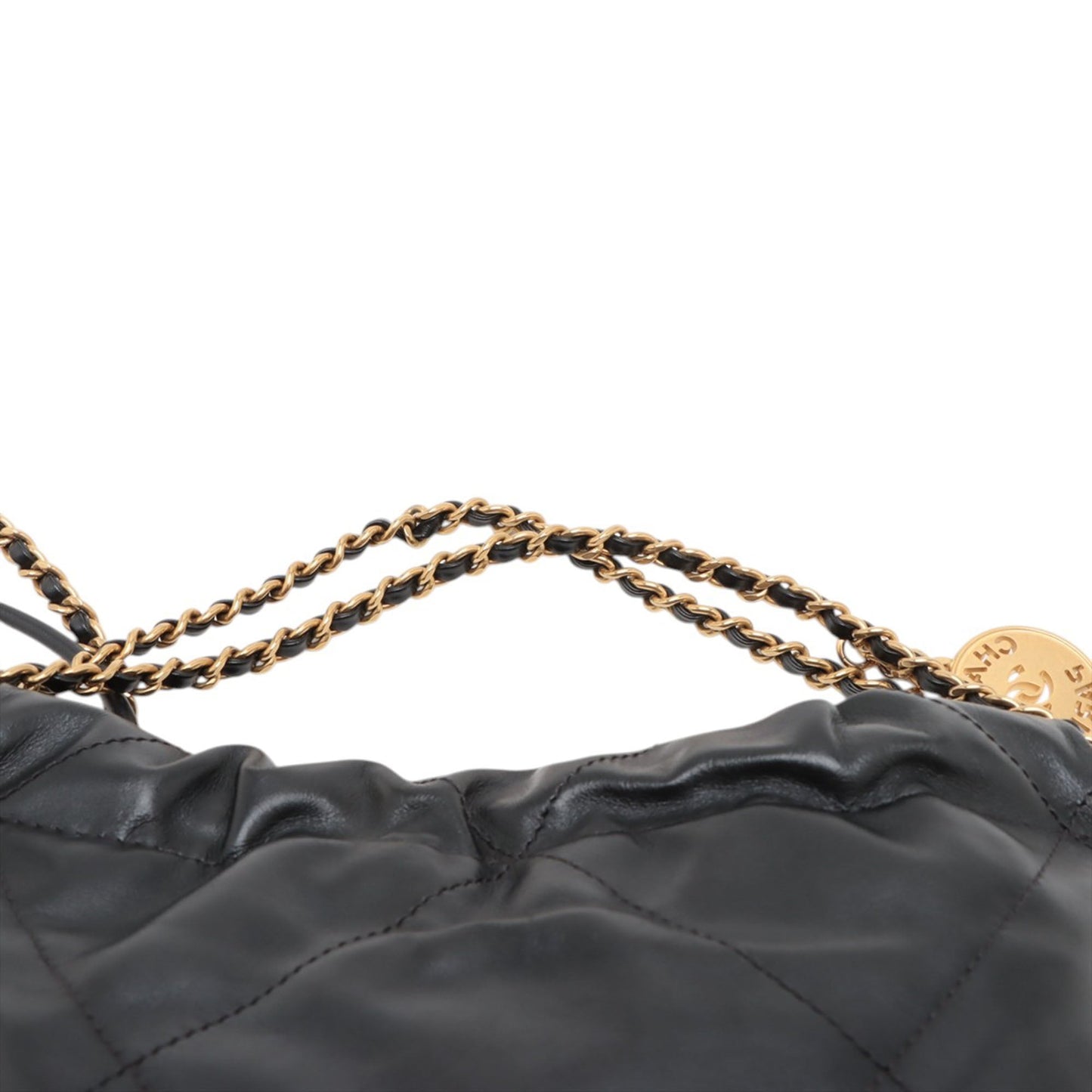 Chanel Mini Shiny Calfskin 22 Handbag
