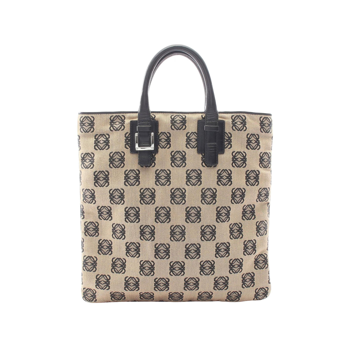 LOEWE Anagram Canvas Tote — Beige