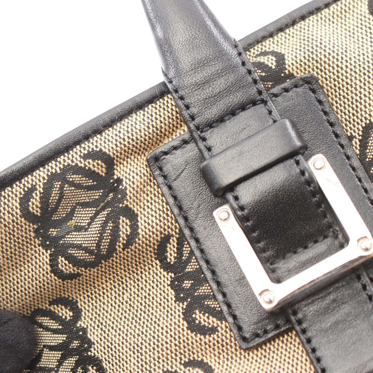 LOEWE Anagram Canvas Tote — Beige
