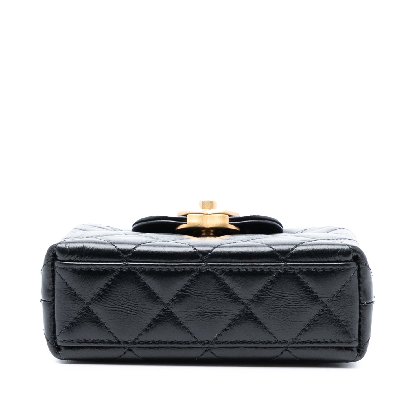 Chanel Mini Nano Aged Calfskin Kelly Shopper Bag