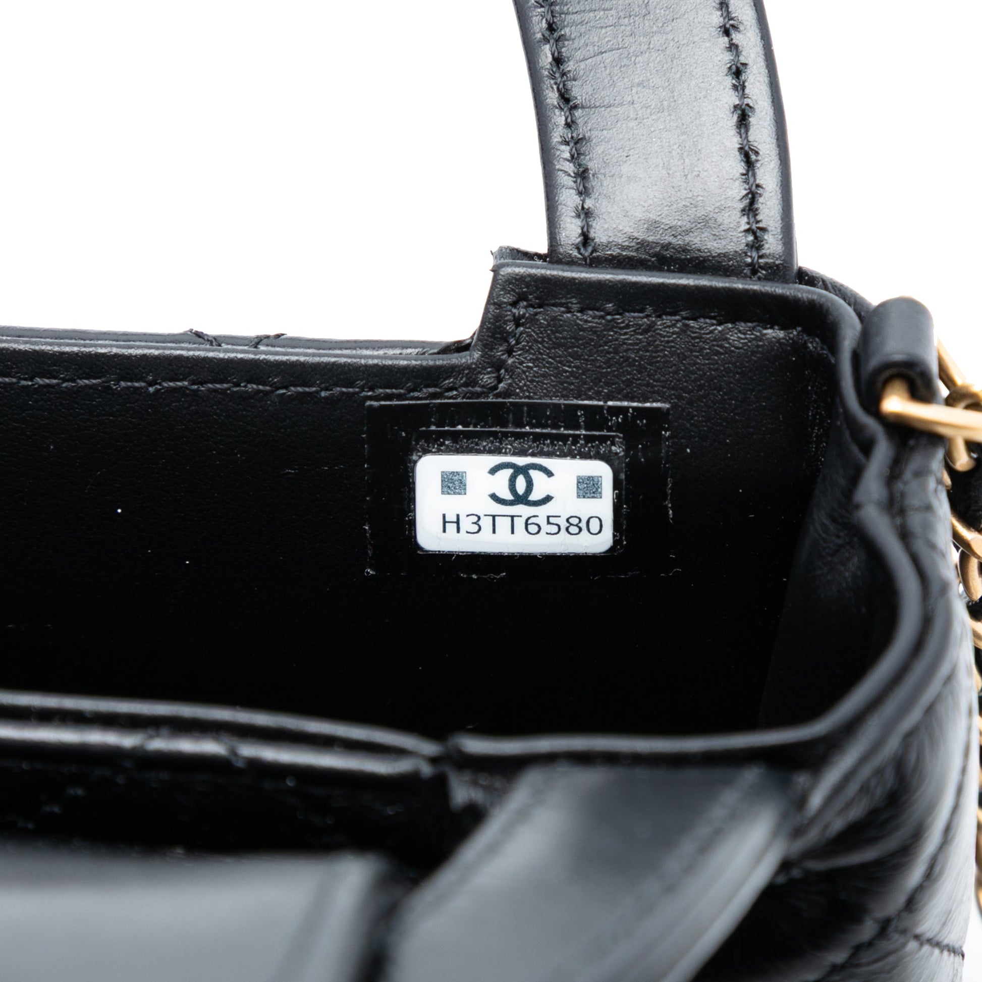 Chanel Mini Nano Aged Calfskin Kelly Shopper Bag
